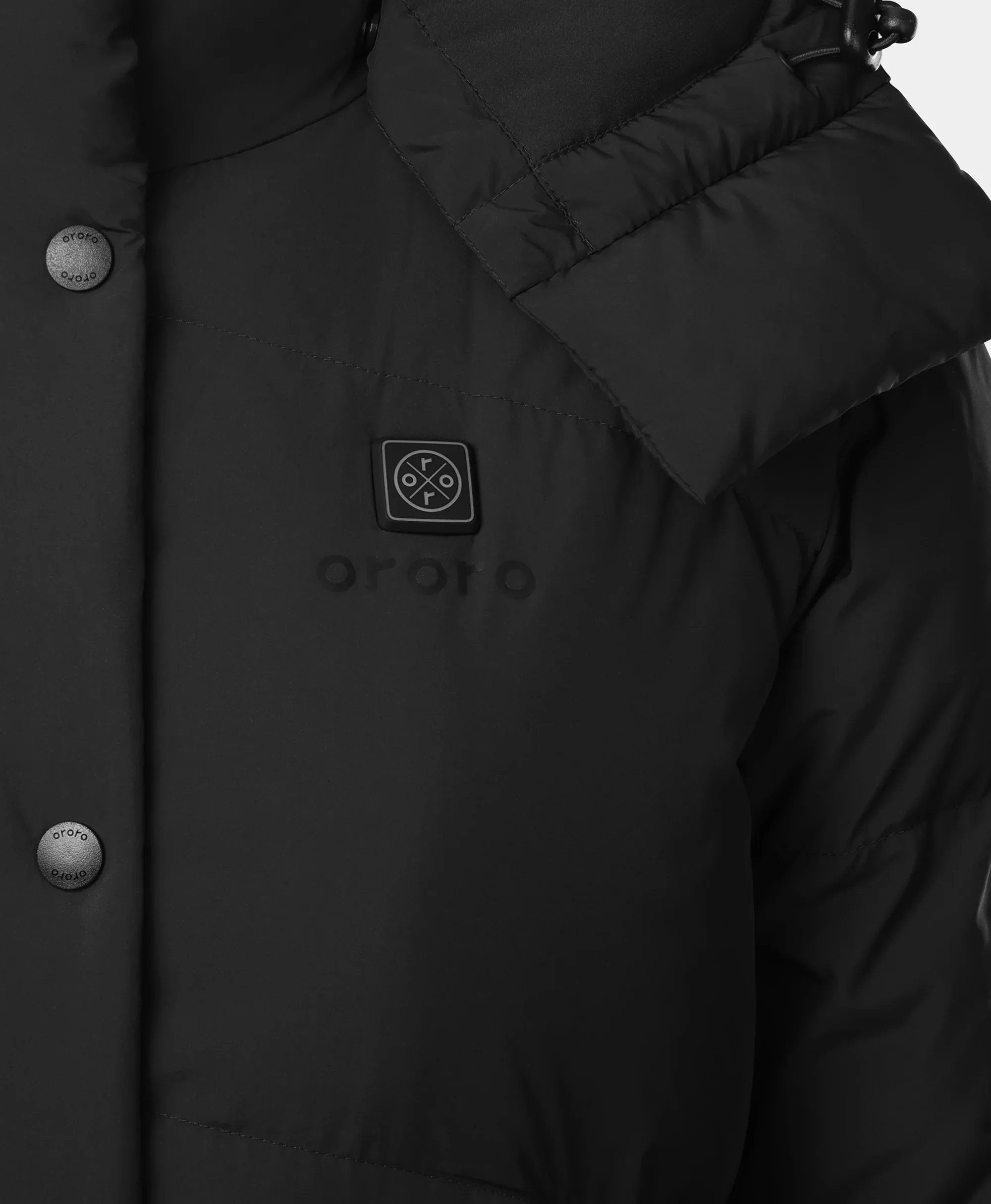 Cloudpop Women's 4-Zone Heated Puffer Down Hooded Jacket (Apparel Only) - Image 8