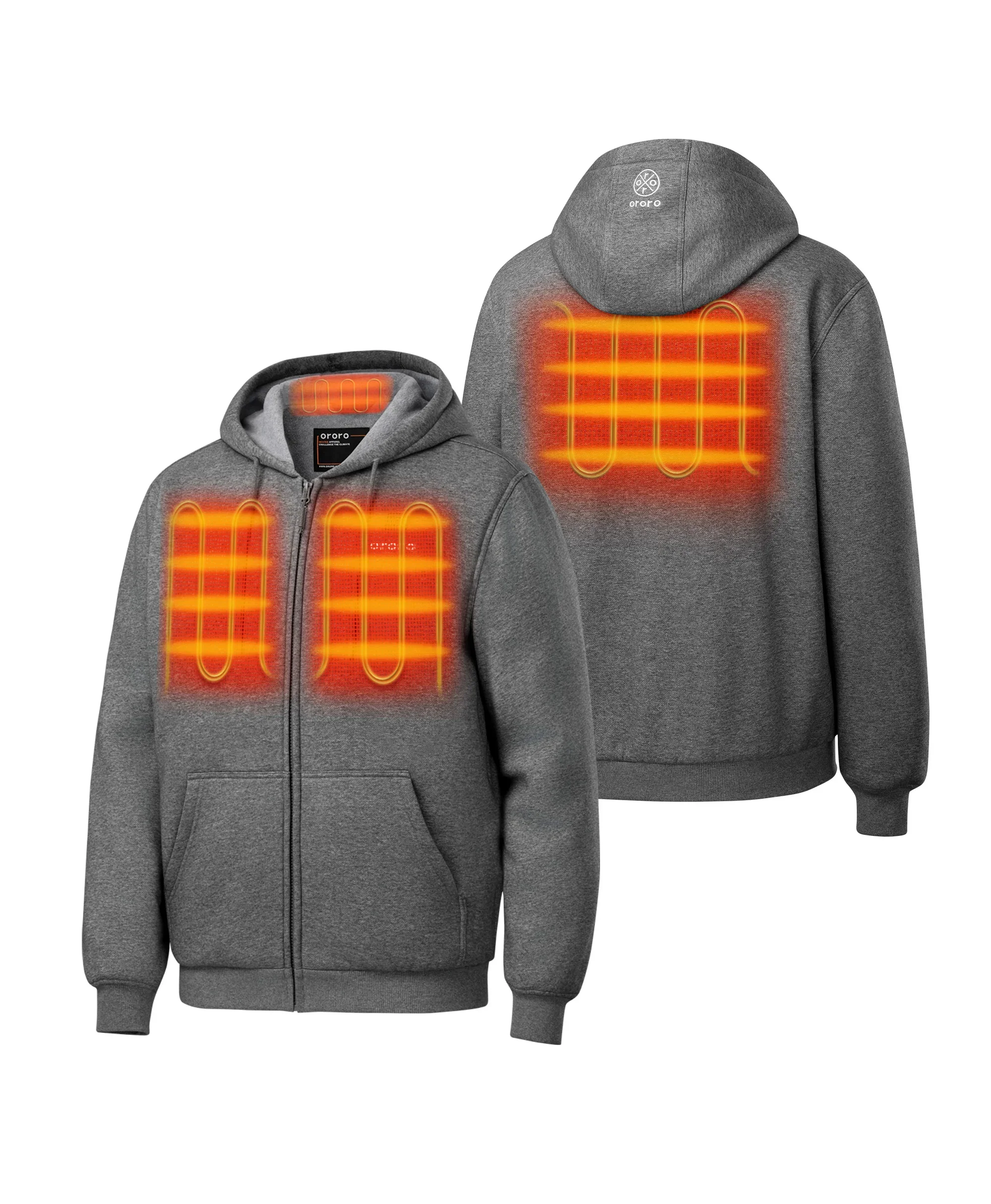 Element Unisex 4-Zone Fleece Heated Hoodie - Image 12