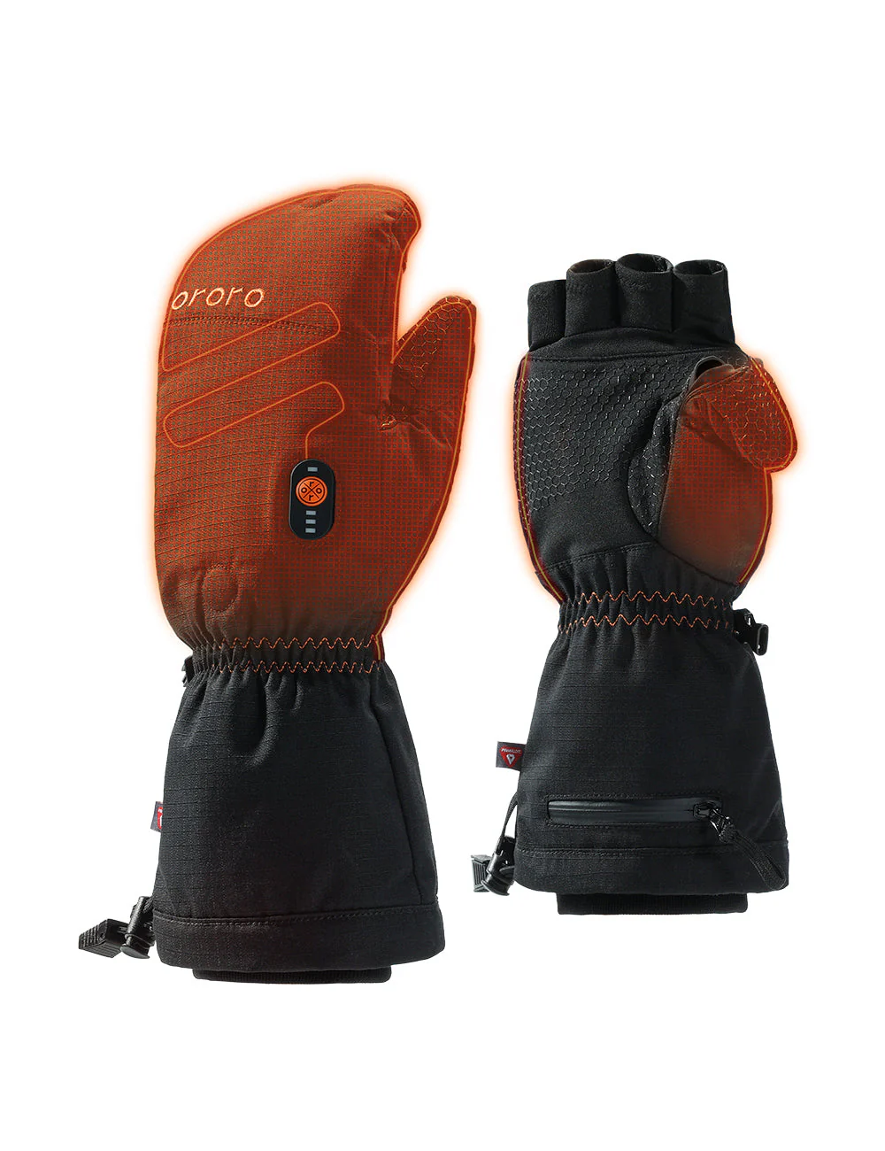 (Open-Box) Fargo Heated Flip Top Mittens - Unisex - Image 3