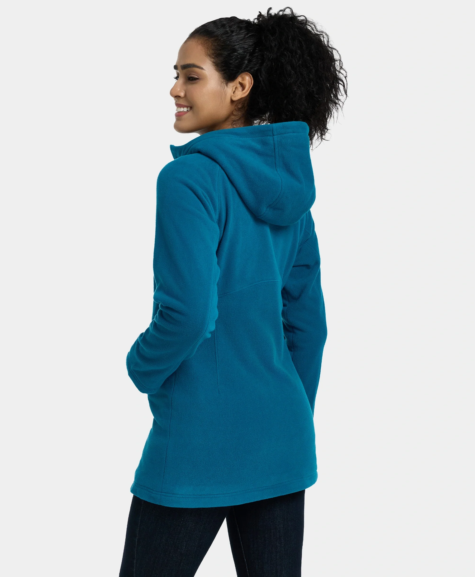 (Open-box) Felicity Women's Heated Fleece Hoodie Jacket(Battery Set Not Included) - Image 12