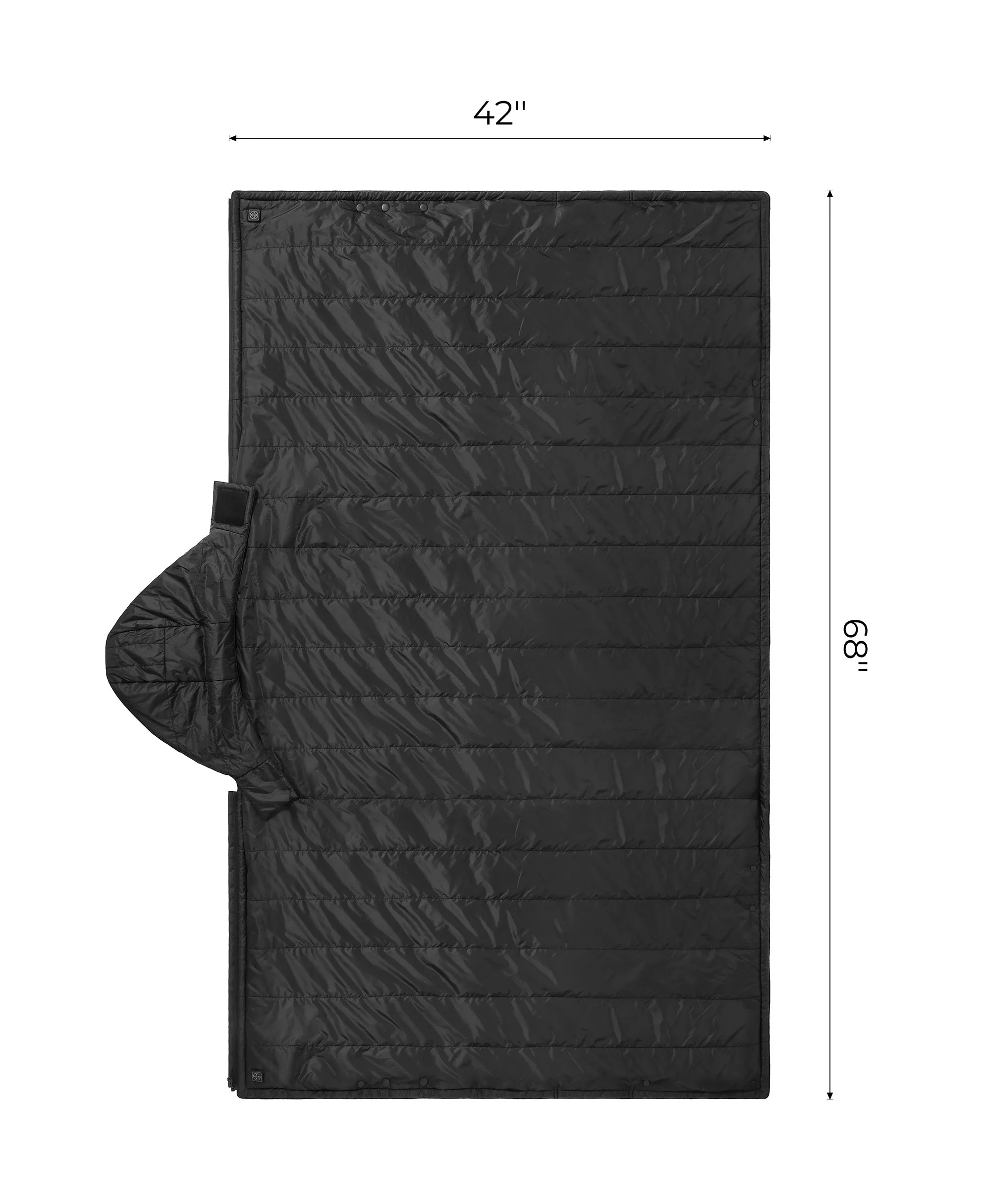 (Open-Box) Heated Dual Control Poncho Blanket (Battery Set Not Included) - Image 8