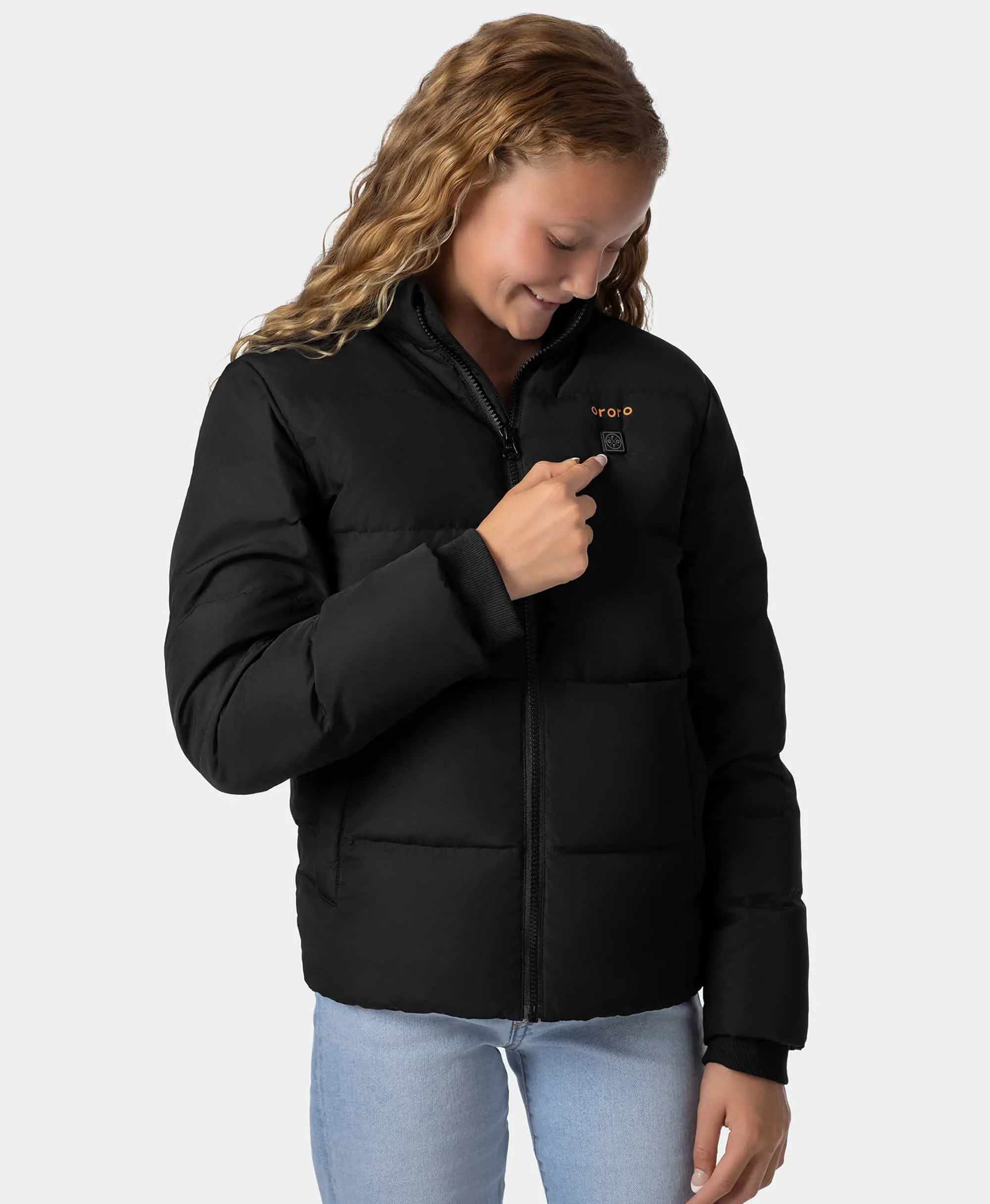 Kids' 4-Zone Heated Down Jacket - Image 21