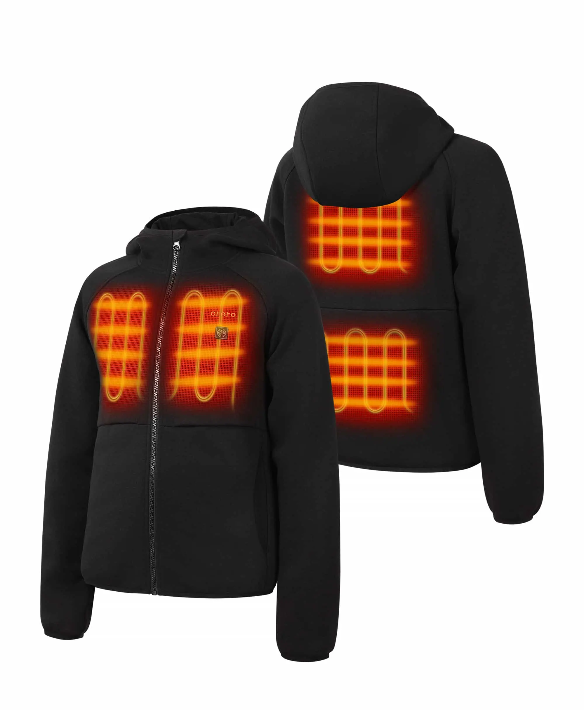 Kids' 4-Zone Heated Full-Zip Fleece Hoodie - Image 13