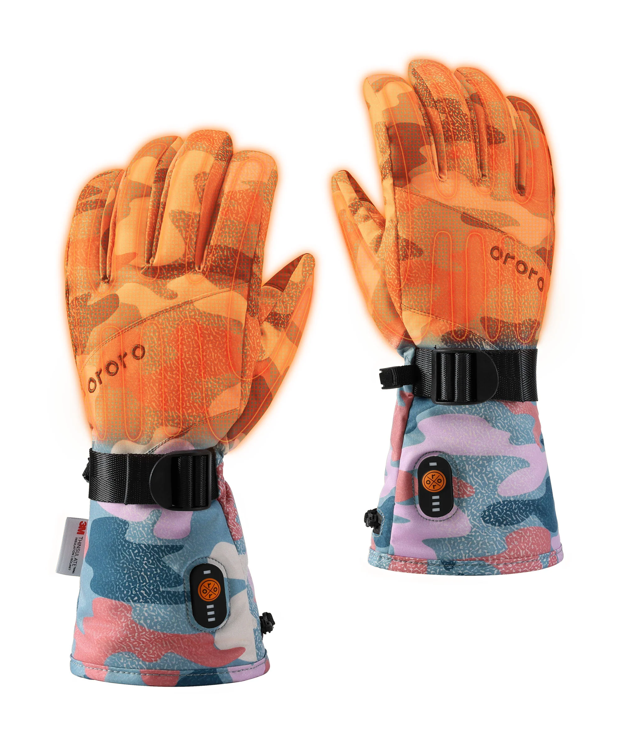 (Open-box) Kyoto Women's Colorprint Heated Lightweight Gloves