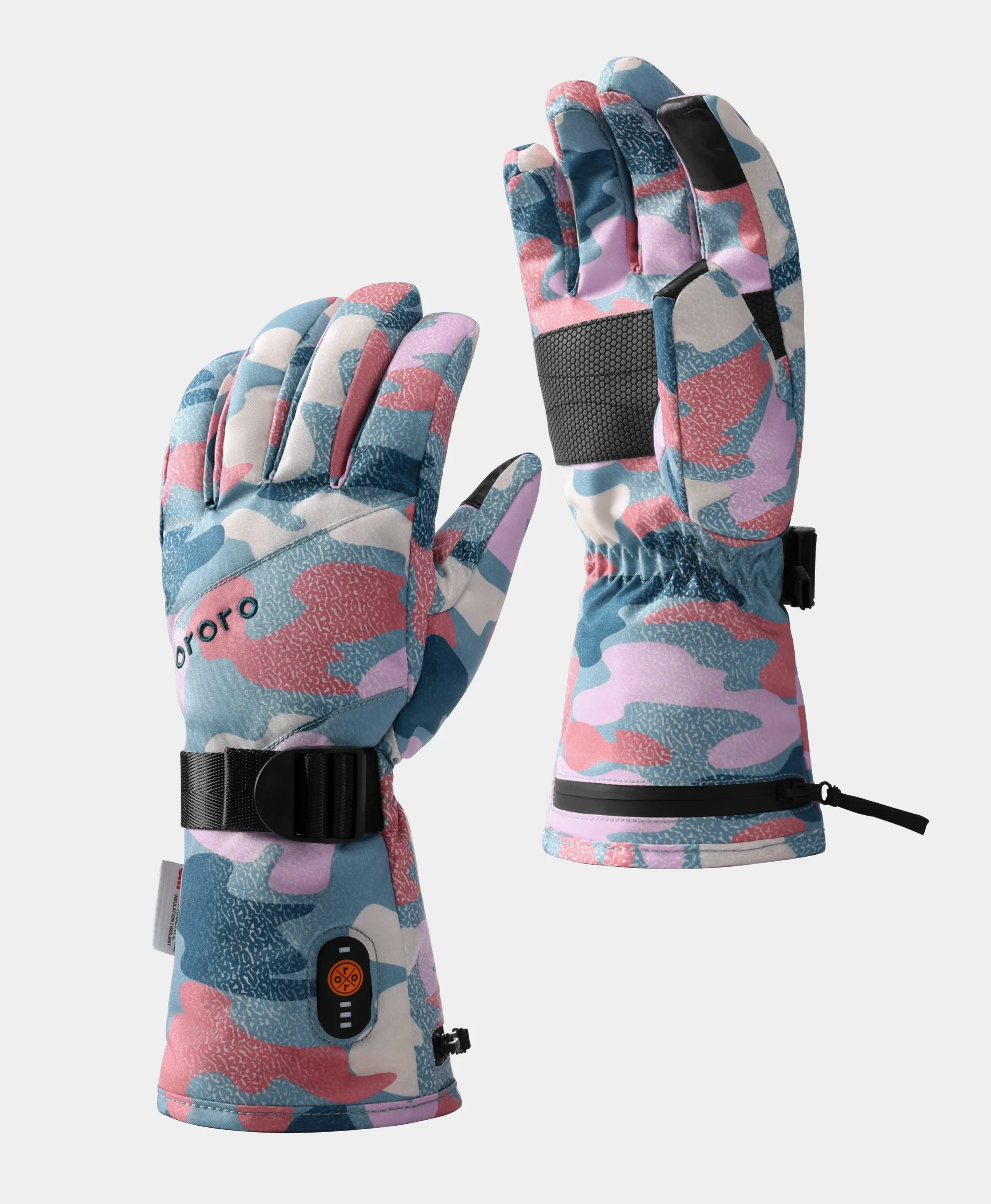 (Open-box) Kyoto Women's Colorprint Heated Lightweight Gloves - Image 2