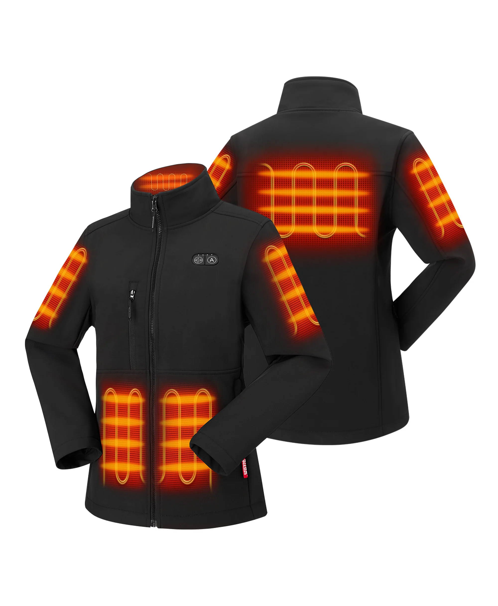 (Open-box) Maverick SureWarm® Women's 6-Zone Dual-Control Heated Softshell Jacket(Battery Set Not Included)