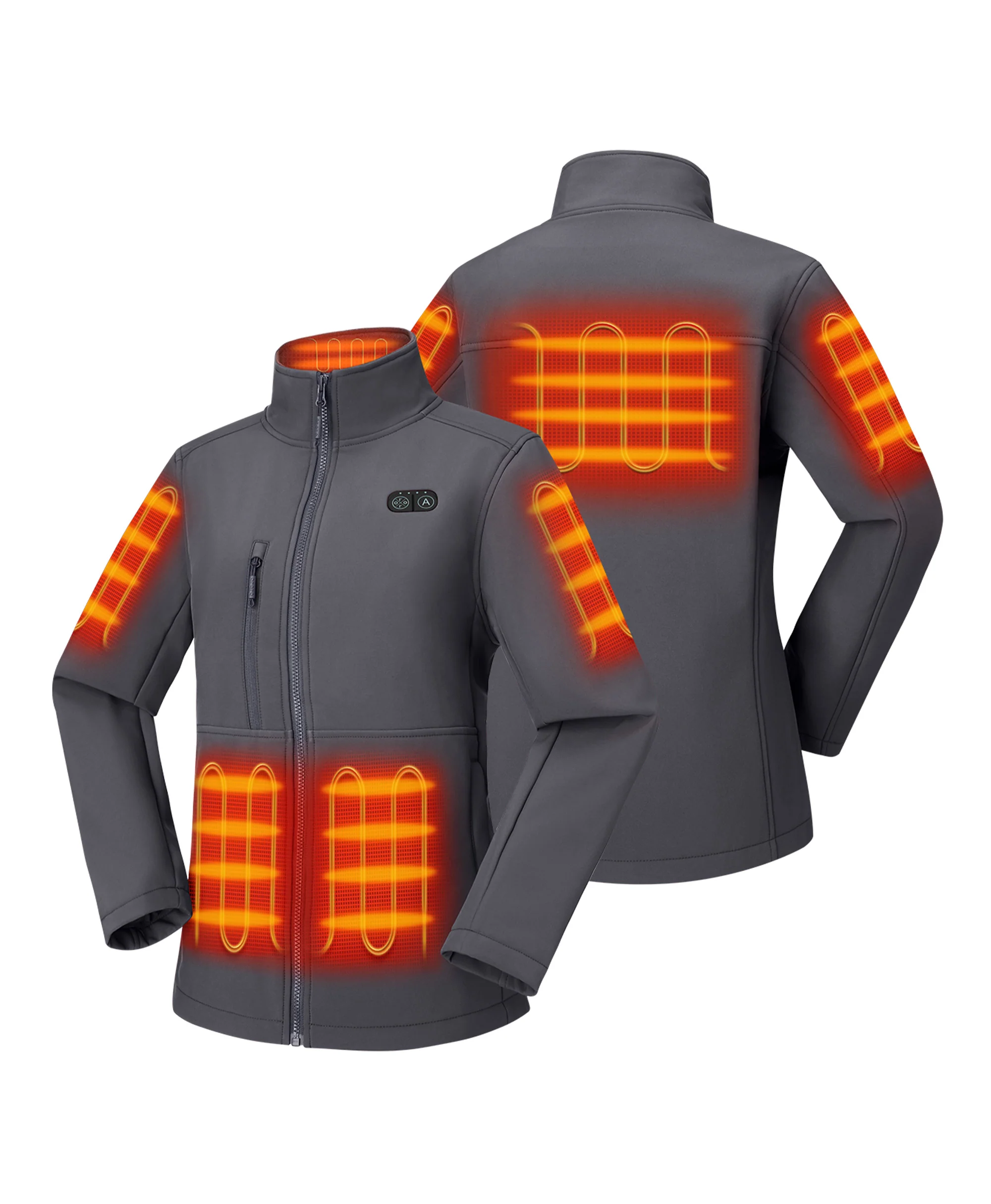 (Open-box) Maverick SureWarm® Women's 6-Zone Dual-Control Heated Softshell Jacket(Battery Set Not Included) - Image 27