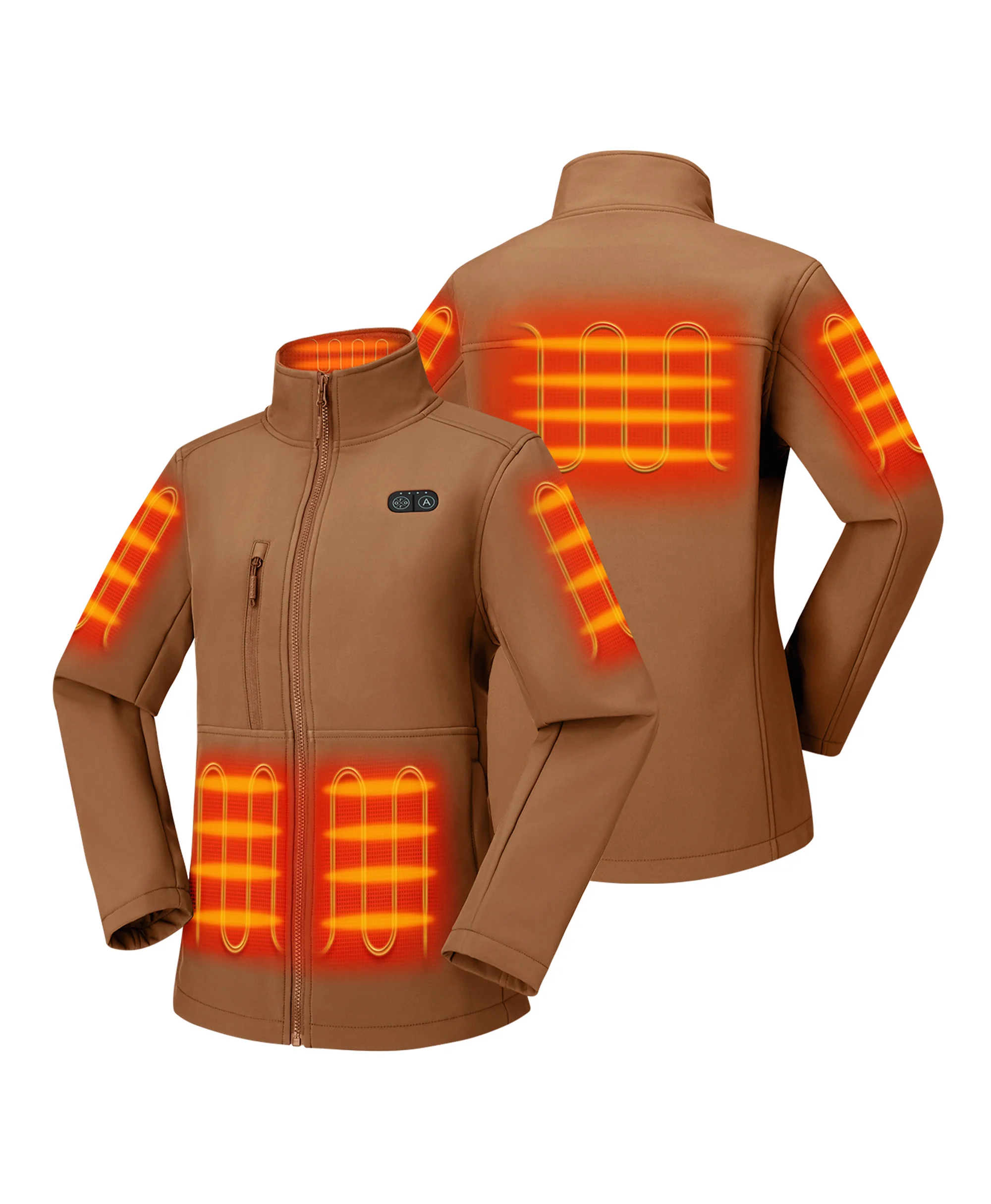 (Open-box) Maverick SureWarm® Women's 6-Zone Dual-Control Heated Softshell Jacket(Battery Set Not Included) - Image 37