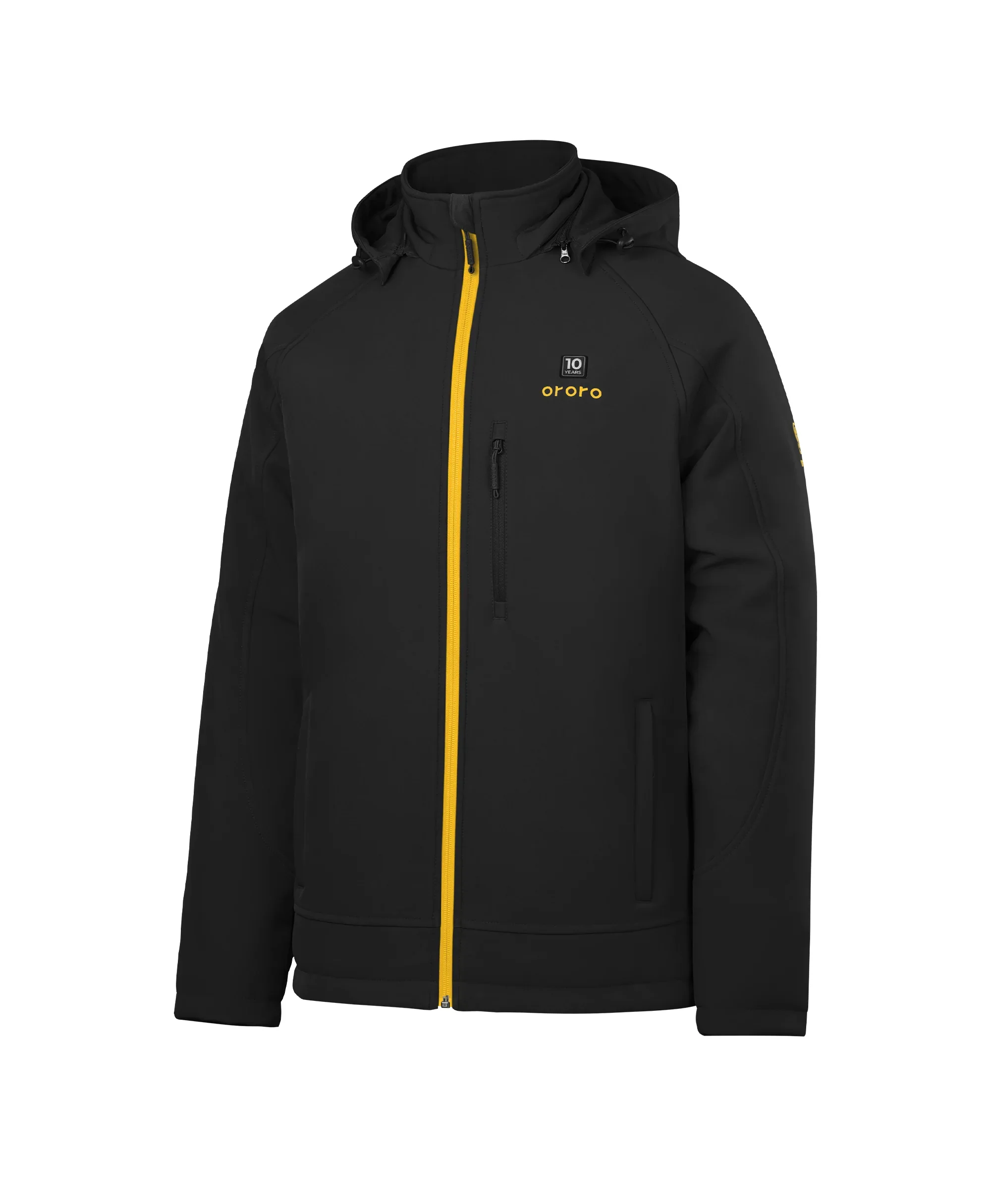 Men's 4-Zone Classic Heated Jacket (10-Year Anniversary Limited Edition) - Black & Gold - Image 3