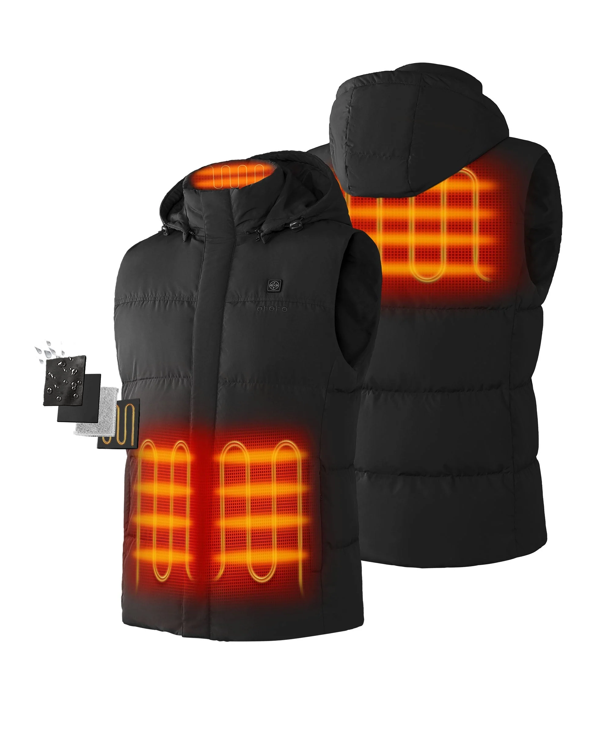 Men's Heated Down Vest (Apparel Only) - Image 2