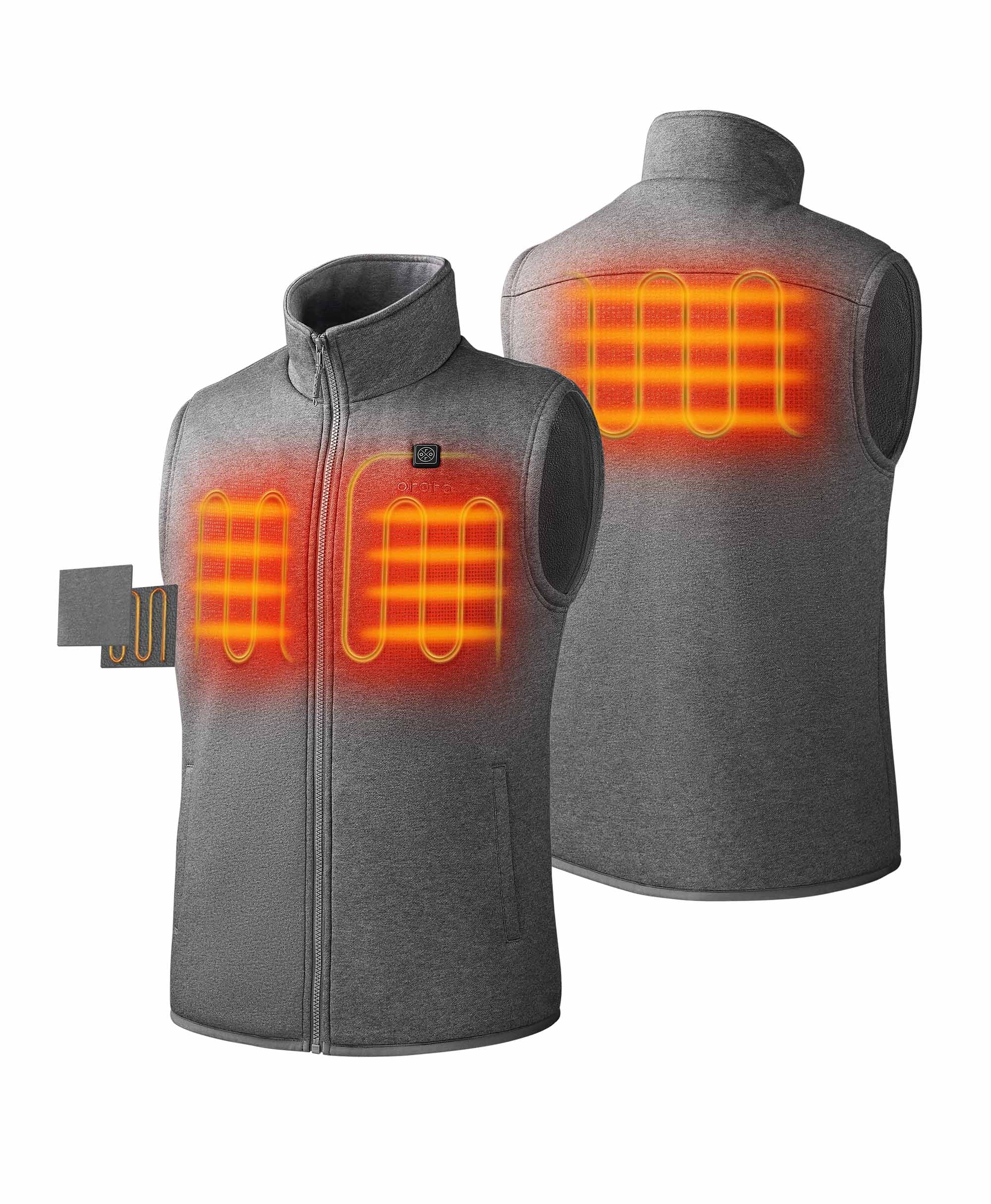 (Open-Box) Men's Heated Fleece Vest - New Colors (Battery Set Not Included) - Image 24