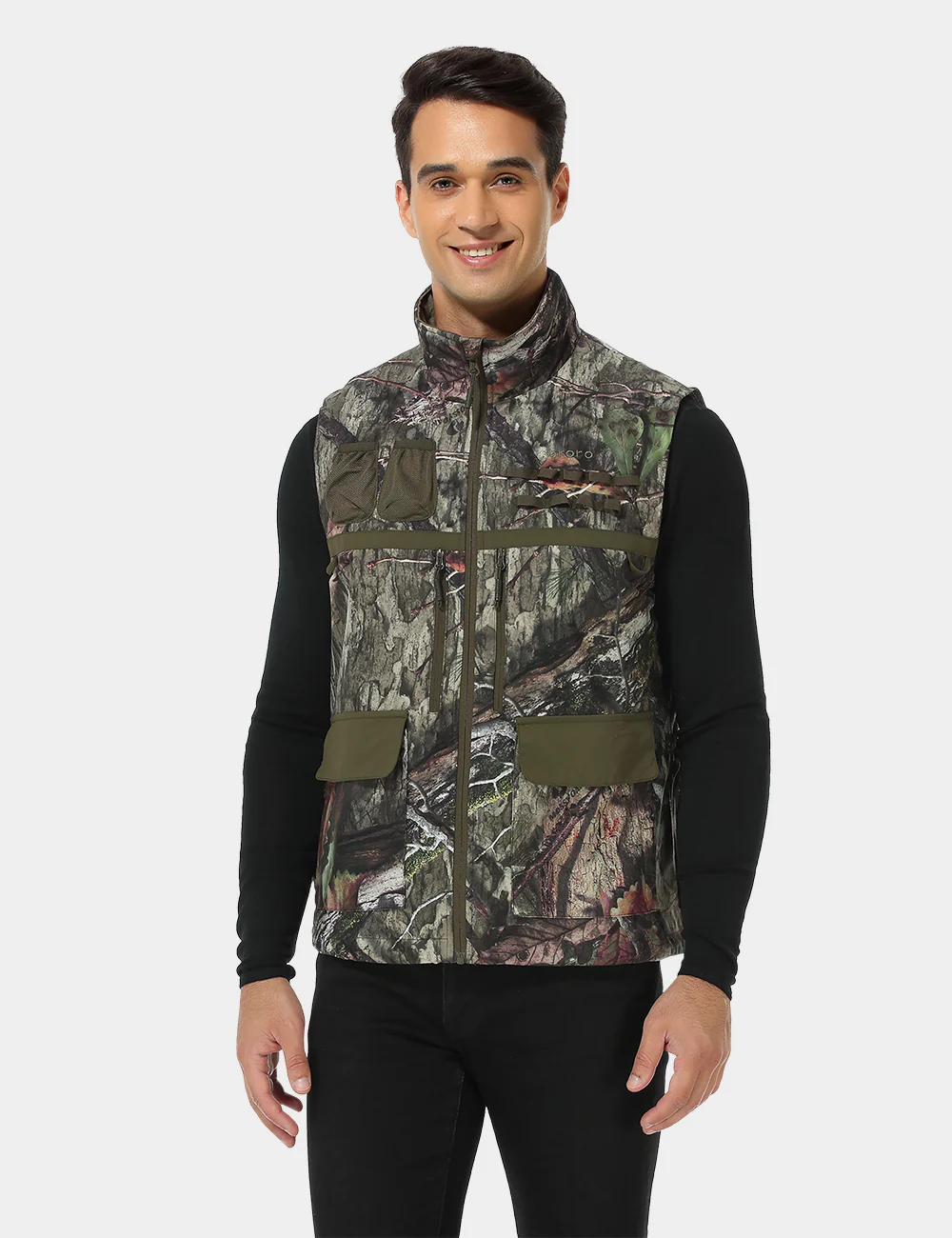 (Open-box) Men's Heated Hunting Vest - Camouflage, Mossy Oak® Country DNA Pattern (Battery Set Not Included) - Image 2