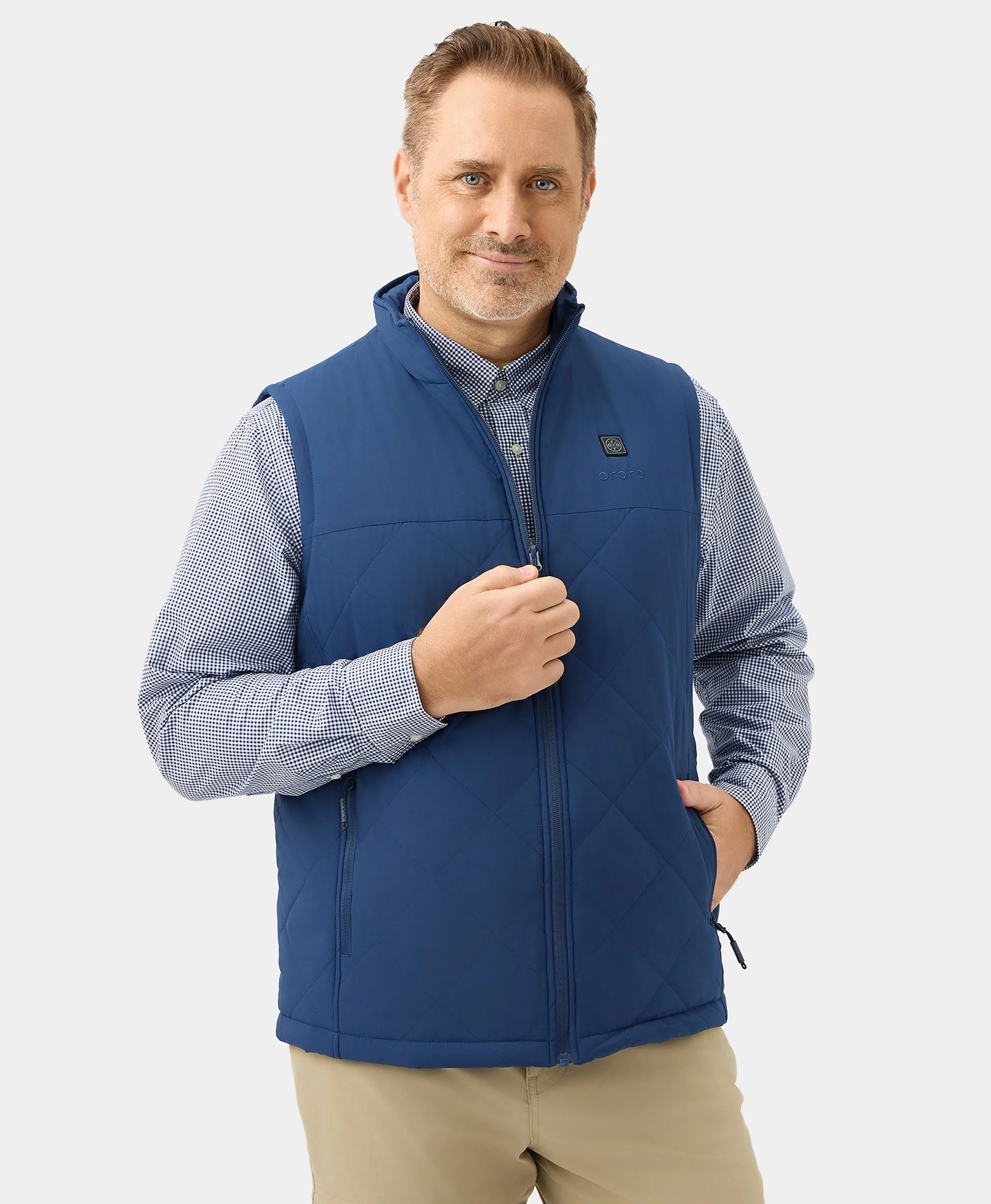 (Open-box) Men's Heated Quilted Vest - New Colors (Battery Set Not Included) - Image 15