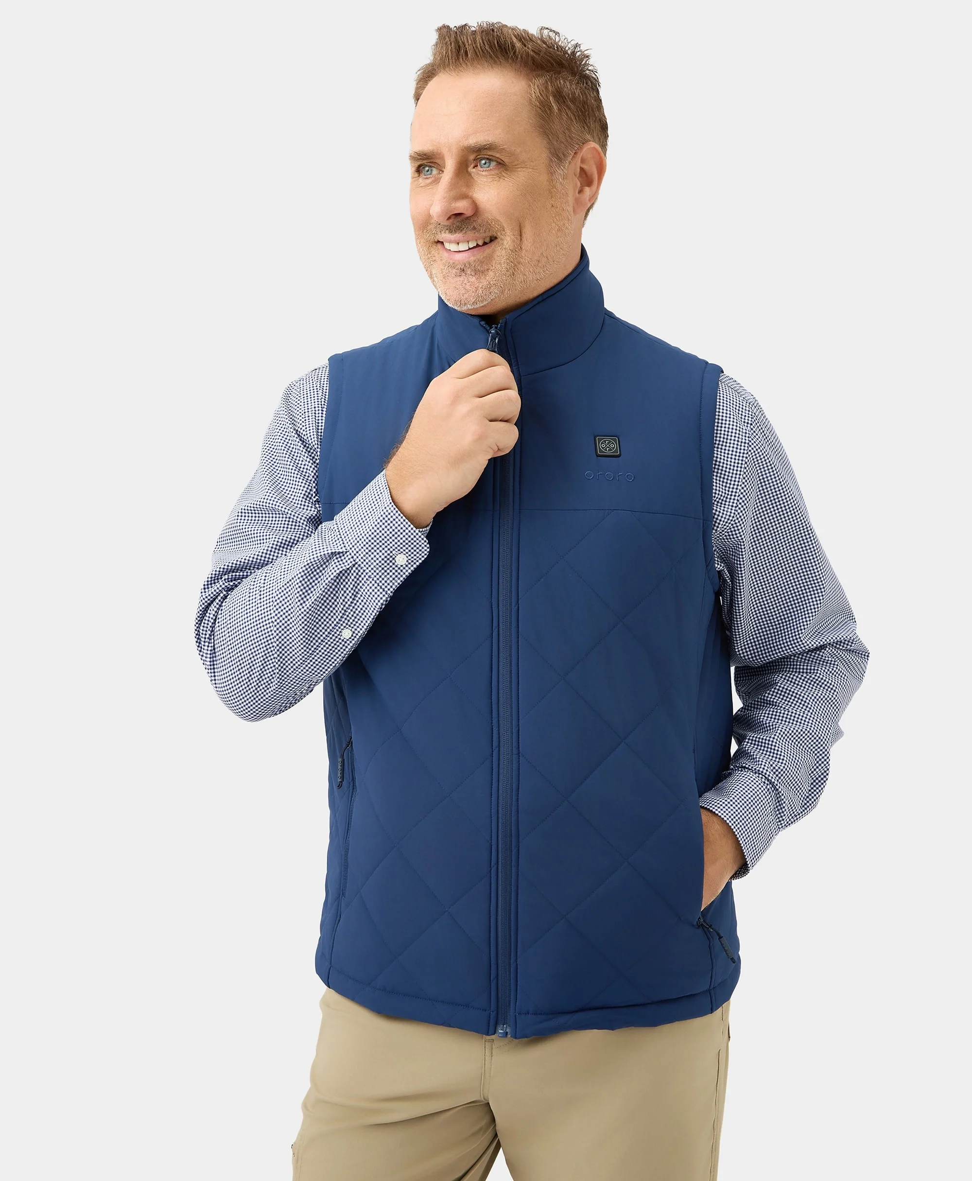 (Open-box) Men's Heated Quilted Vest - New Colors (Battery Set Not Included) - Image 16