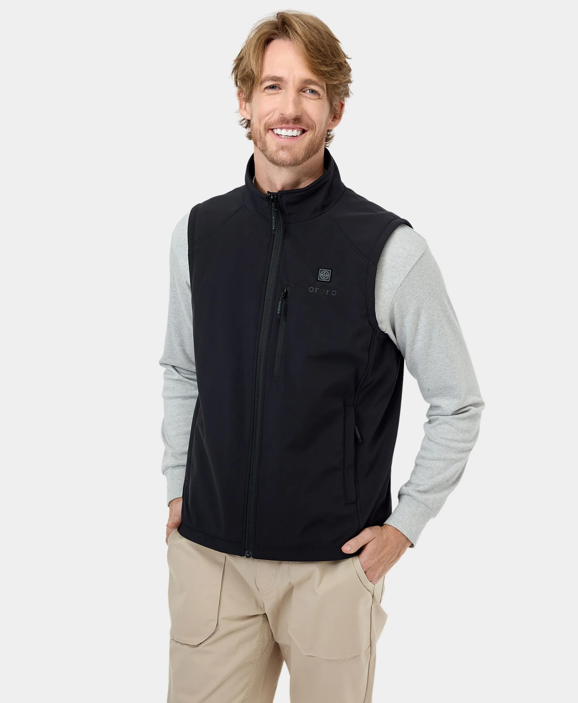 (Open-Box) Men's Heated Softshell Vest - Lower Back Heating (Battery Set Not Included) - Image 3