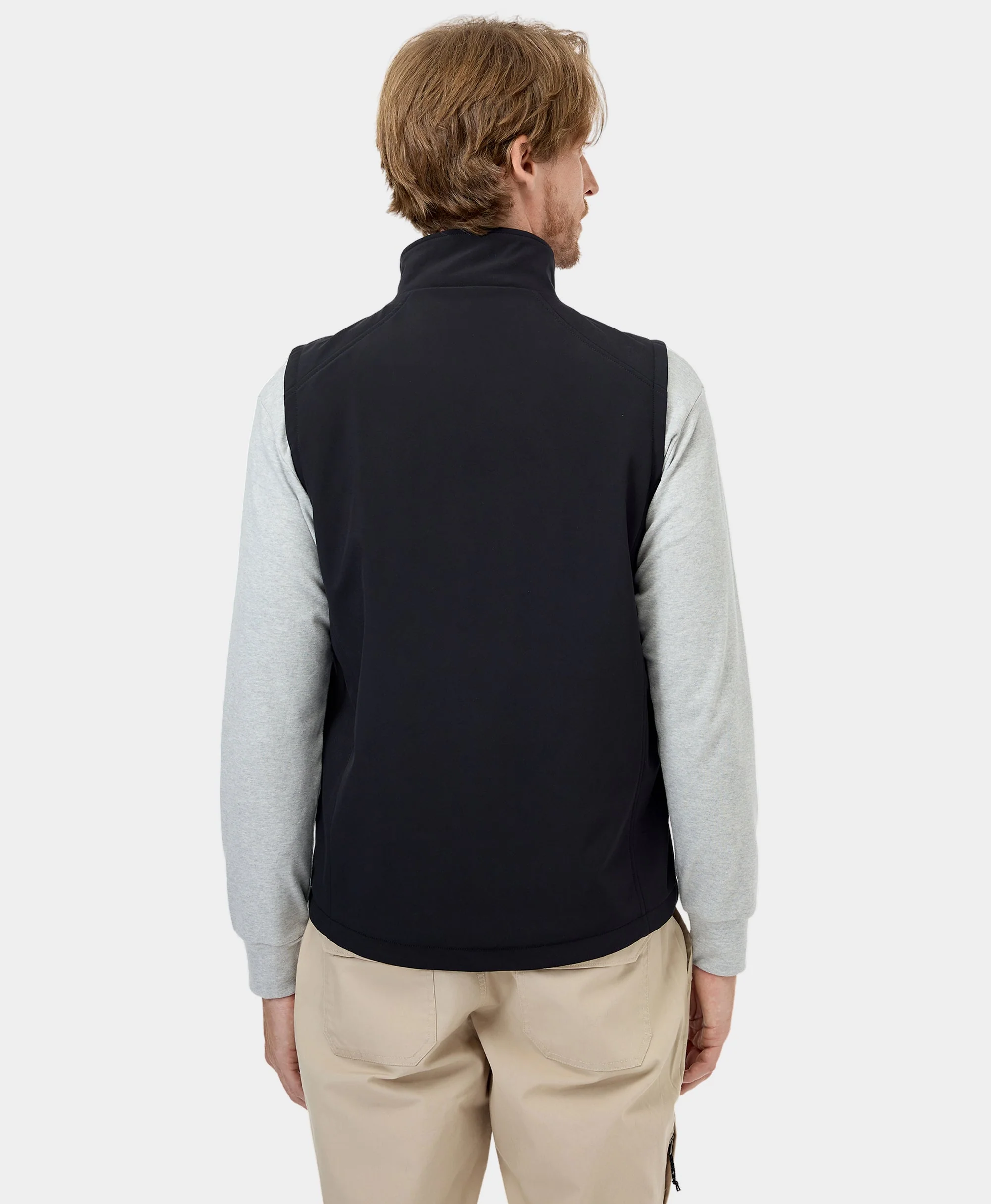 (Open-Box) Men's Heated Softshell Vest - Lower Back Heating (Battery Set Not Included) - Image 4