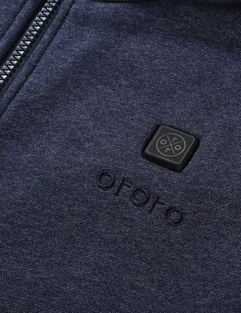 (Open-box) Men's Heated Fleece Vest - Blue (Battery Set Not Included) - Image 6