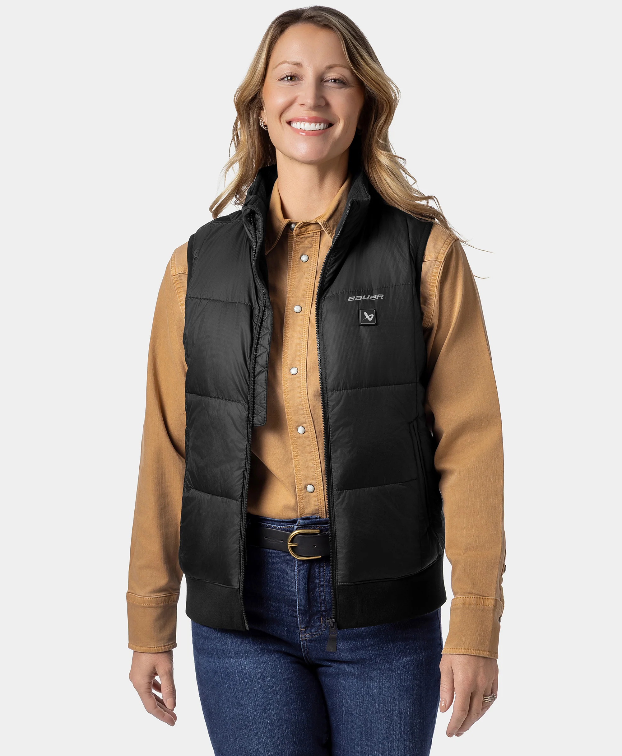 (Open-box) ororo x BAUER REDLINE Women's 4-Zone Heated Puffer Vest (Battery Set Not Included) - Image 5