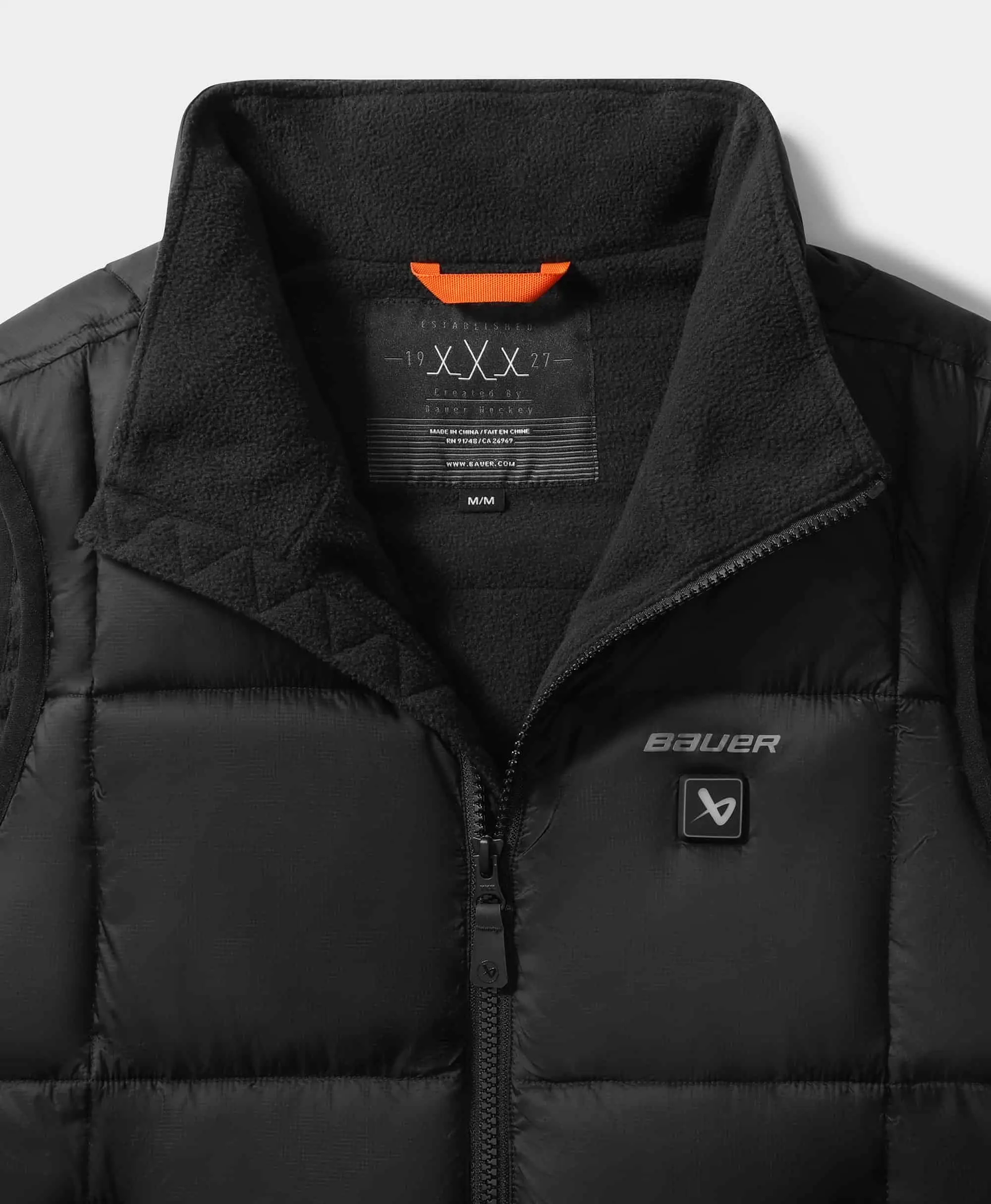 (Open-box) ororo x BAUER REDLINE Women's 4-Zone Heated Puffer Vest (Battery Set Not Included) - Image 9