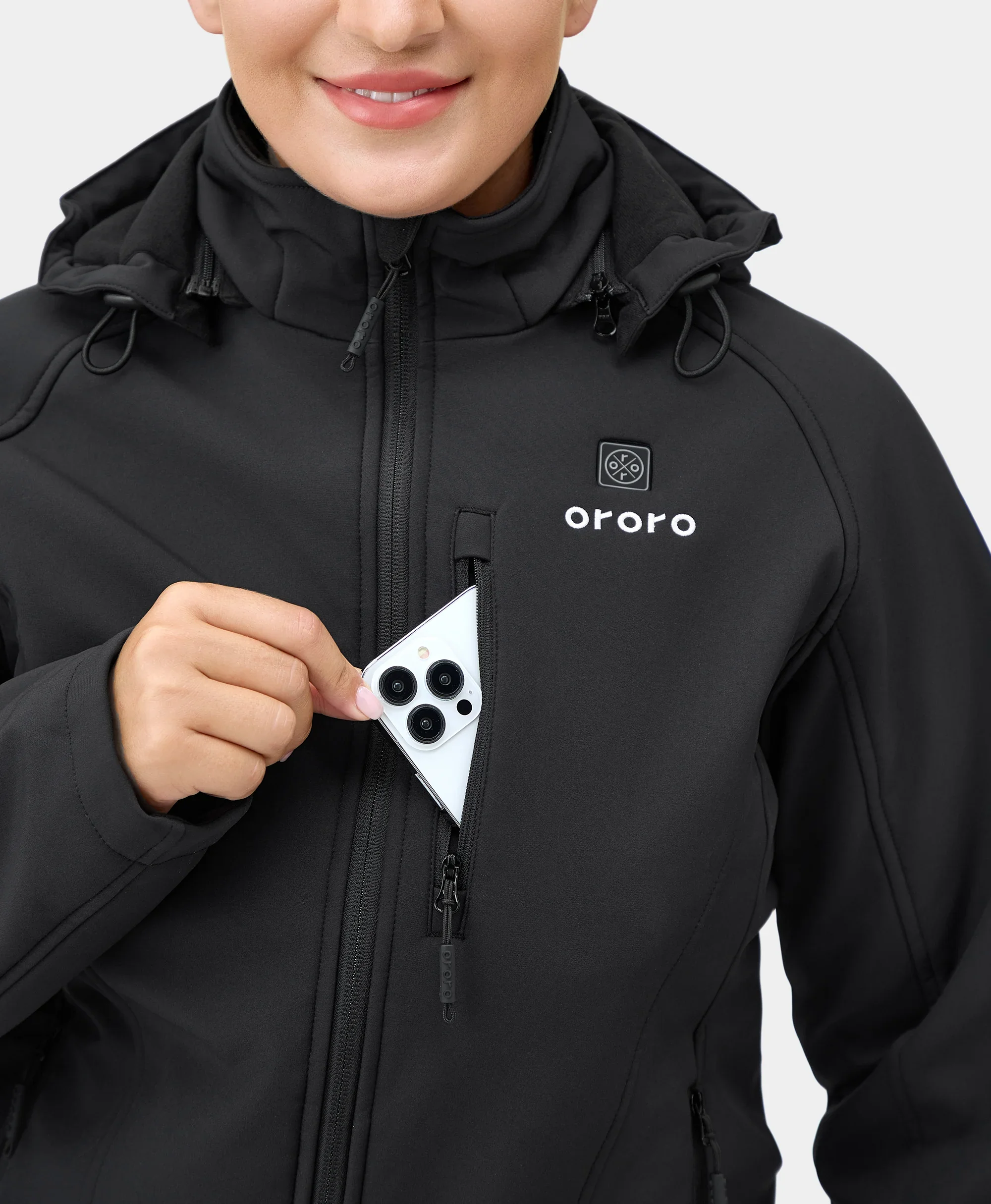 Paragon Women's Heated Jacket - Black (Apparel Only) - Image 4