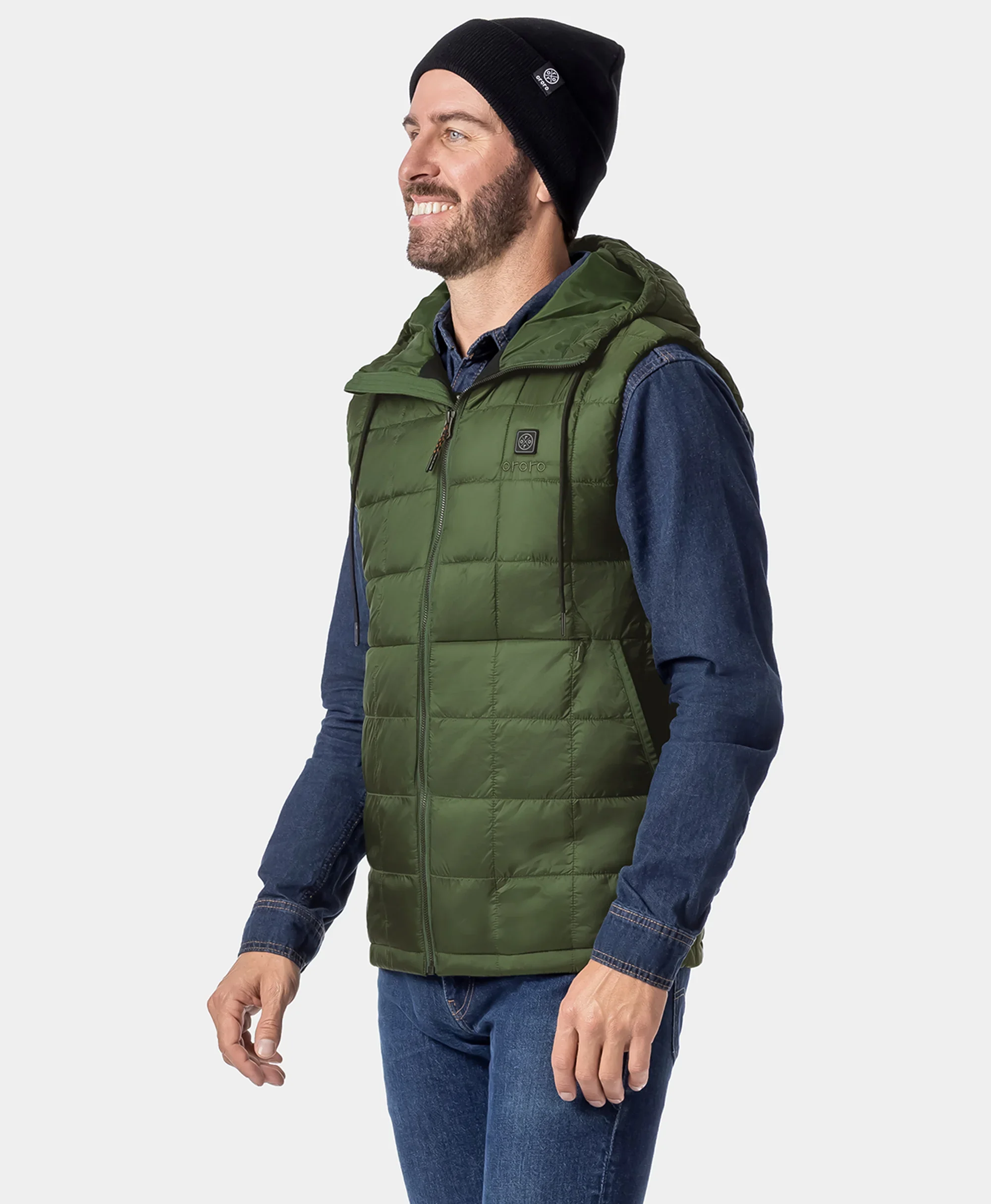 PuffLyte™ Men's 5-Zone Hooded Heated Vest - Image 14