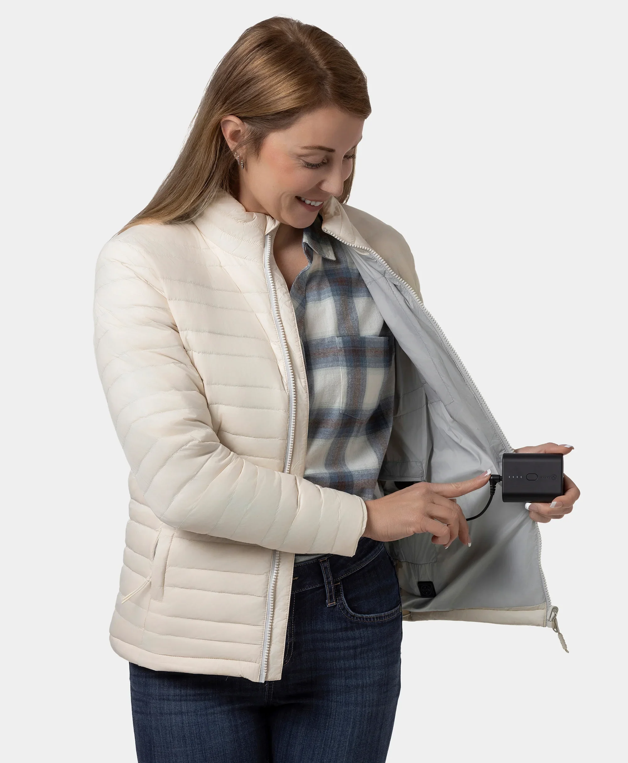 River Ridge Women's Heated Lightweight Down Jacket - Image 17