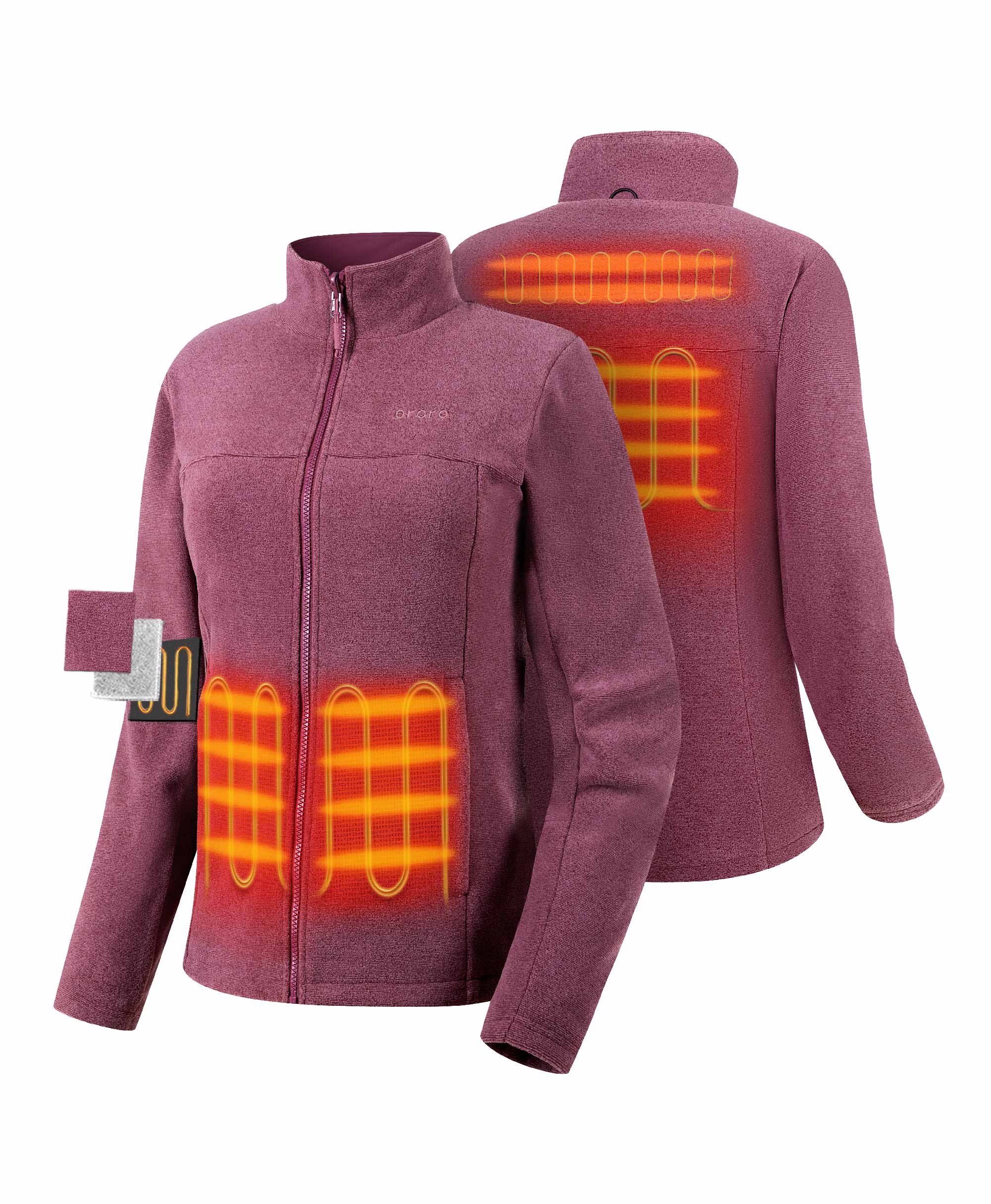 (Open-box) River Ridge Women's Heated Fleece Liner Jacket(Battery Set Not Included) - Image 14