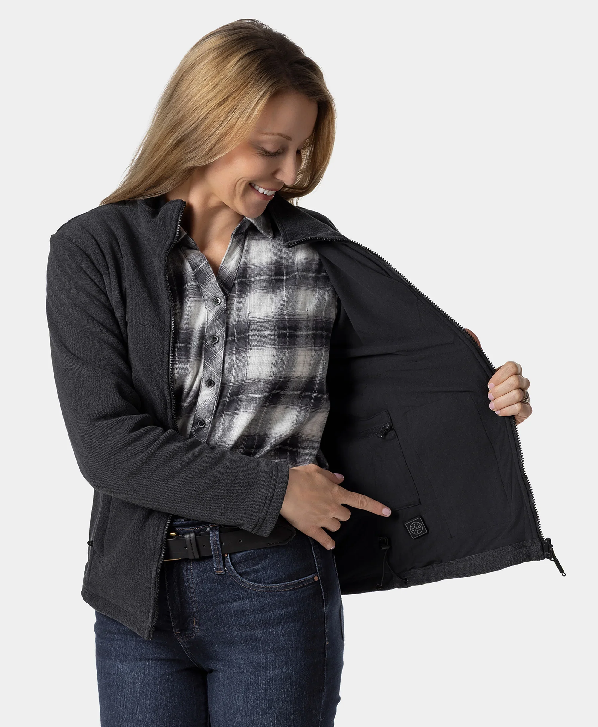 (Open-box) River Ridge Women's Heated Fleece Liner Jacket(Battery Set Not Included) - Image 4