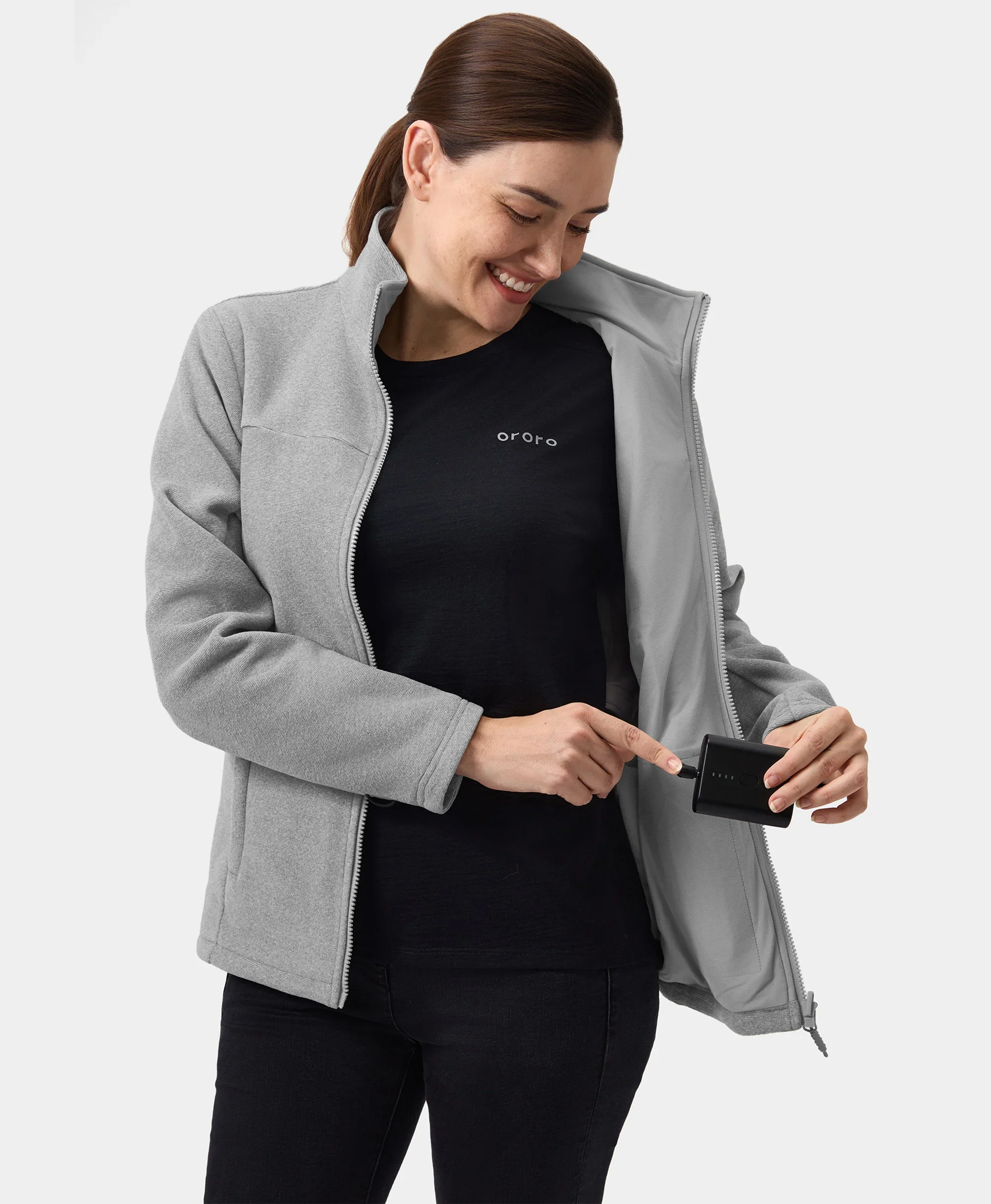 (Open-box) River Ridge Women's Heated Fleece Liner Jacket(Battery Set Not Included) - Image 40