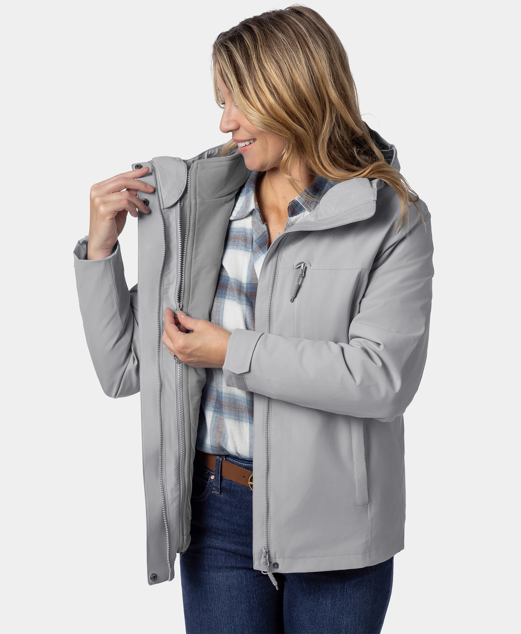 (Open-box) River Ridge Women's Waterproof Shell Jacket (Non-heated) - Image 26