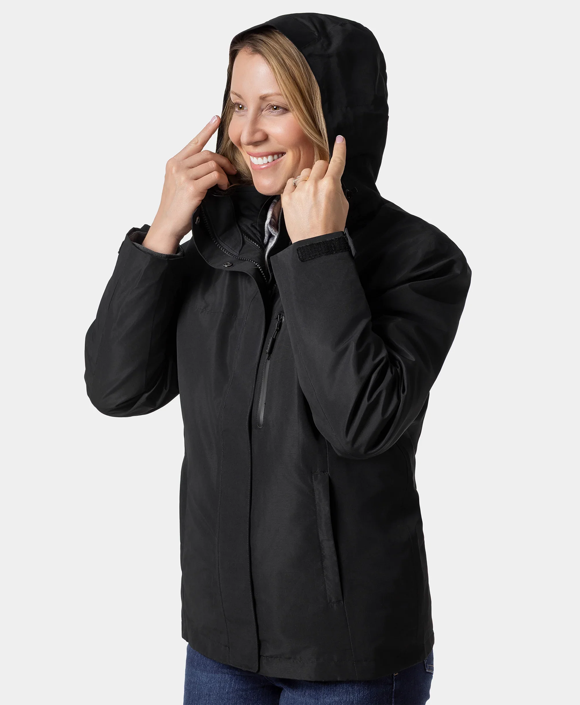 (Open-box) River Ridge Women's Waterproof Shell Jacket (Non-heated) - Image 3