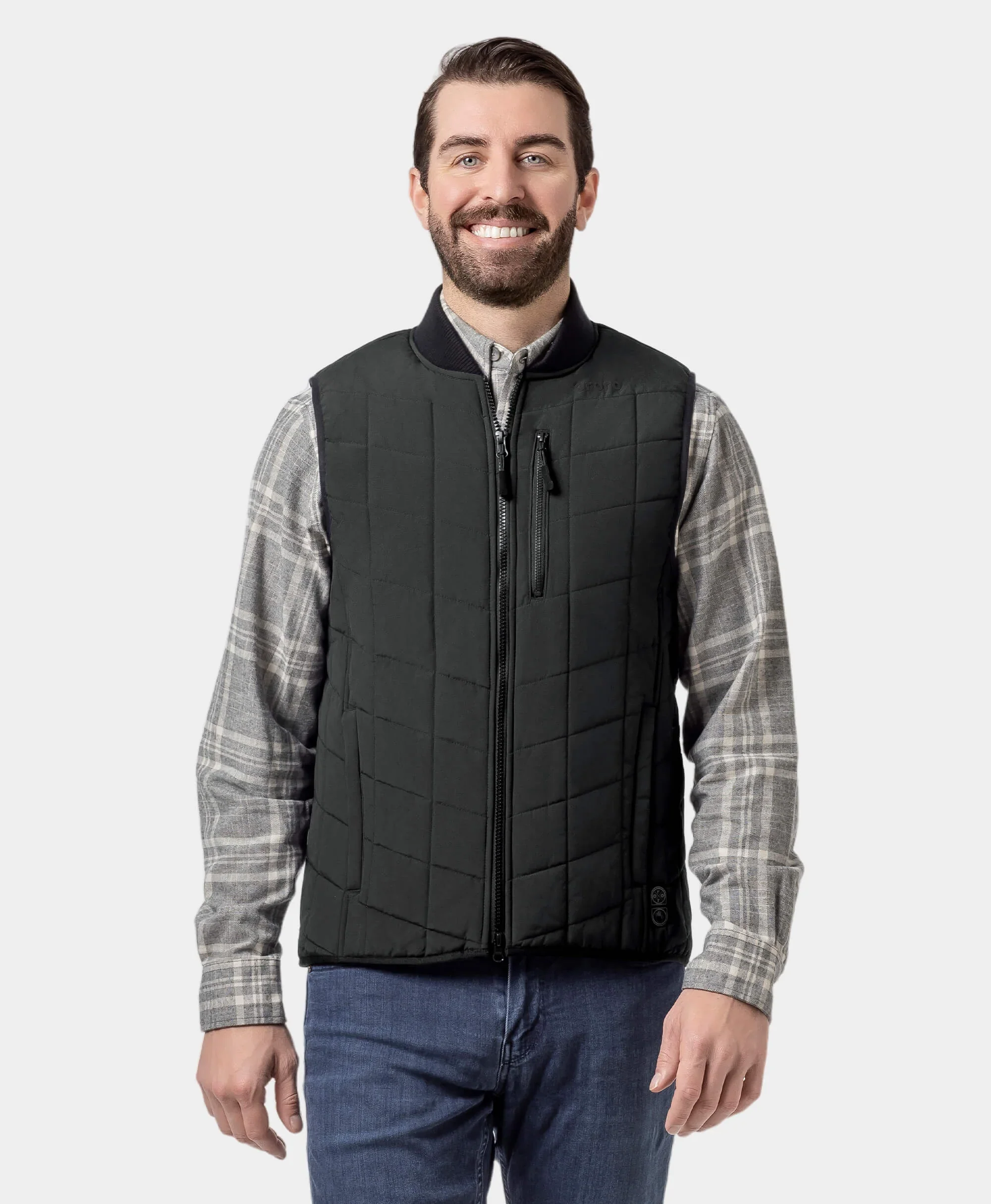 Scranton Men's 5-Zone Insulated Heated Bomber Vest - Image 15