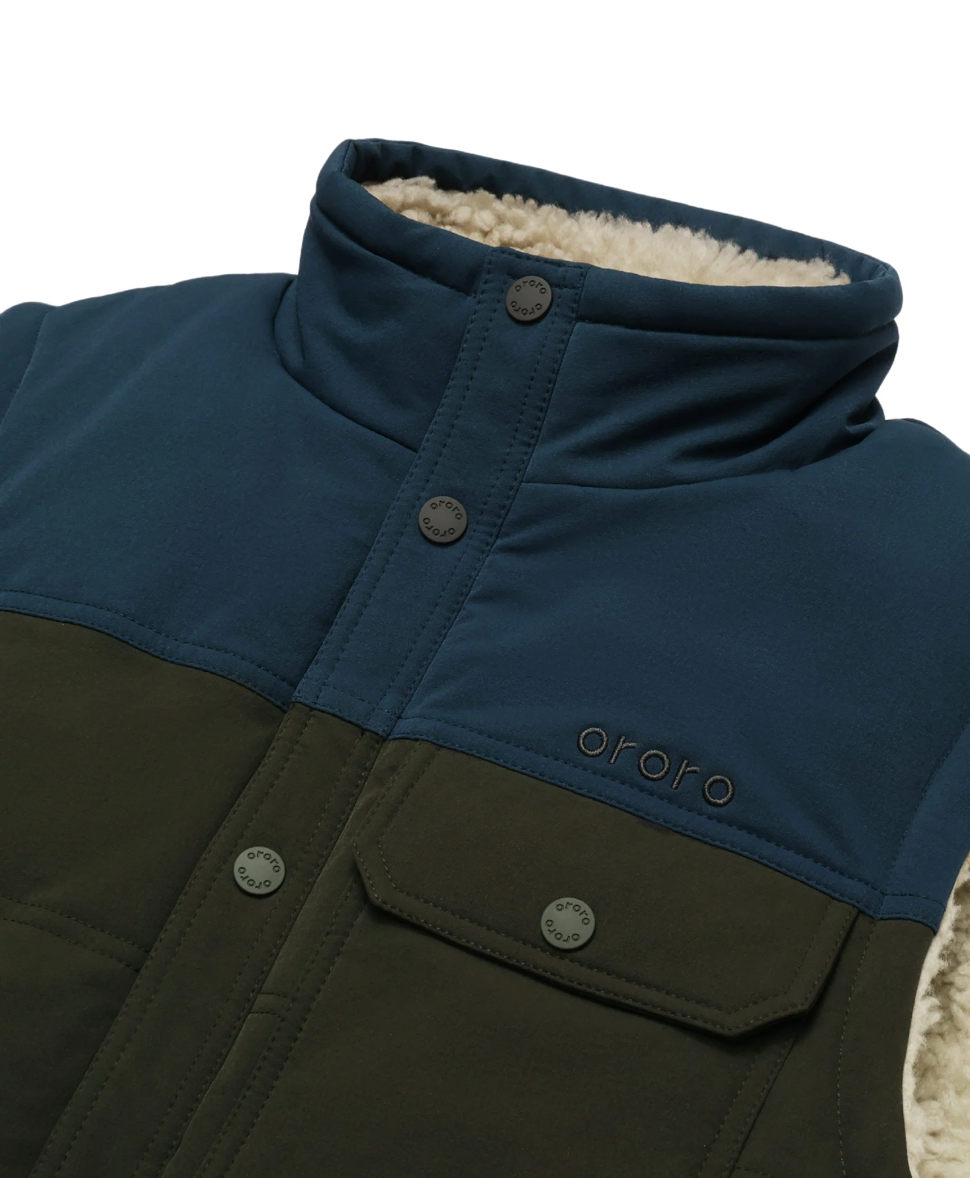 (Open-box) Sierra Men's Heated Sherpa Lined Vest (Battery Set Not Included) - Image 16