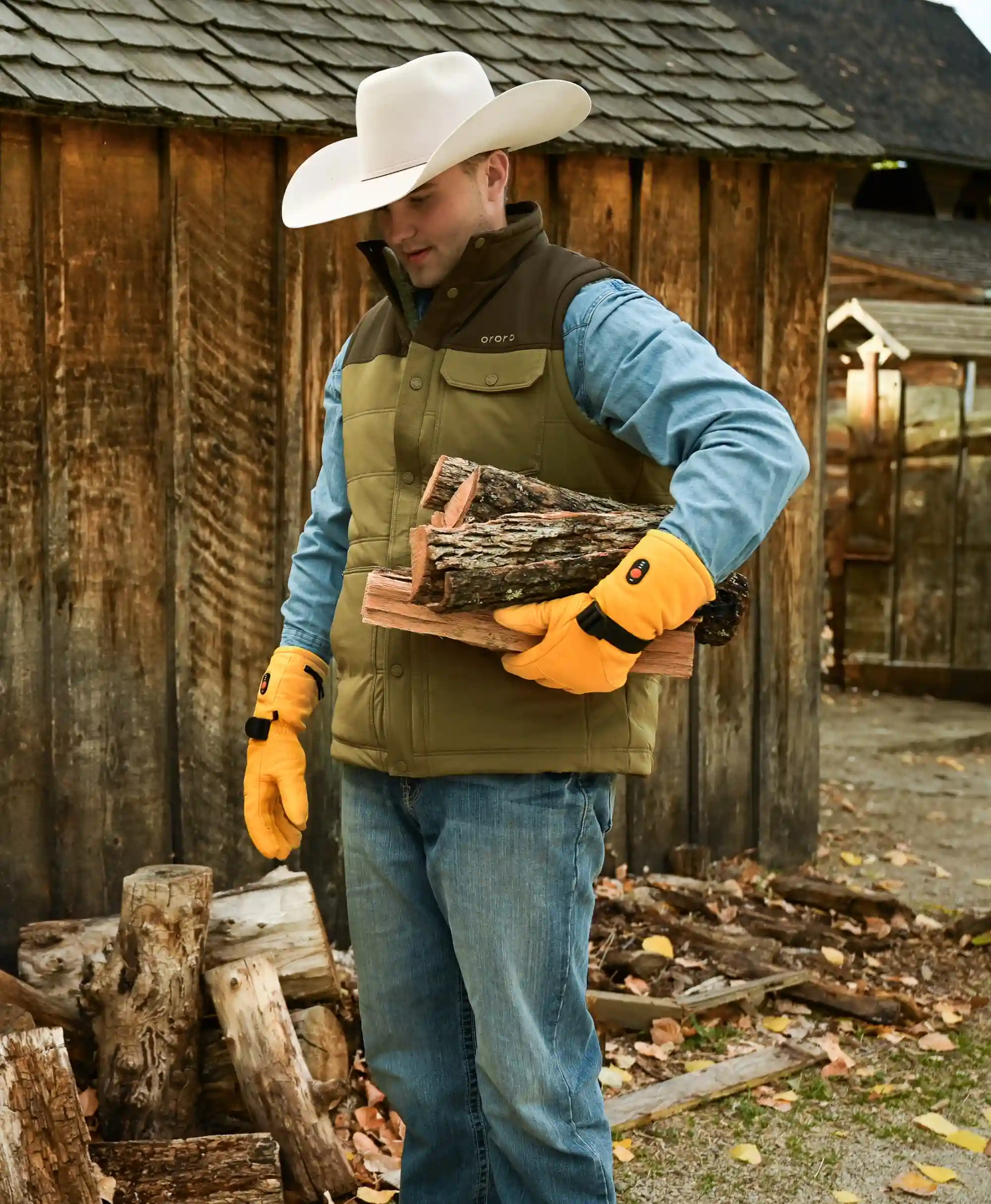 (Open-box) Sierra Men's Heated Sherpa Lined Vest (Battery Set Not Included) - Image 2