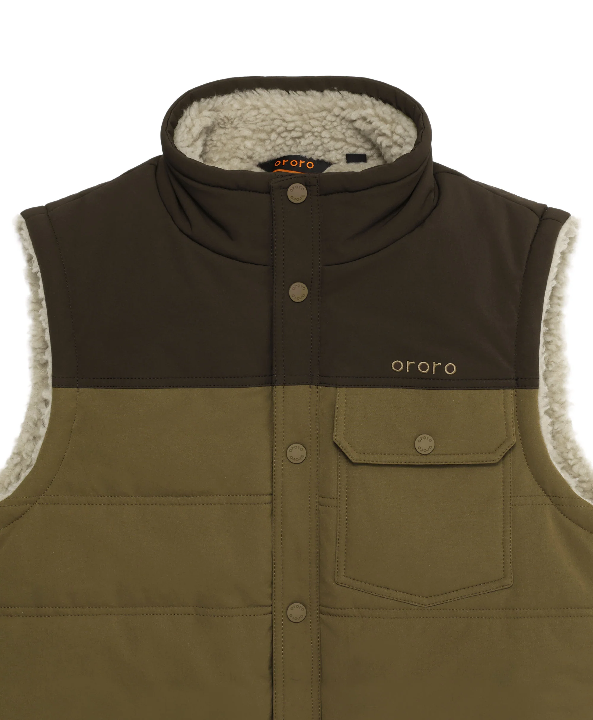 (Open-box) Sierra Men's Heated Sherpa Lined Vest (Battery Set Not Included) - Image 6