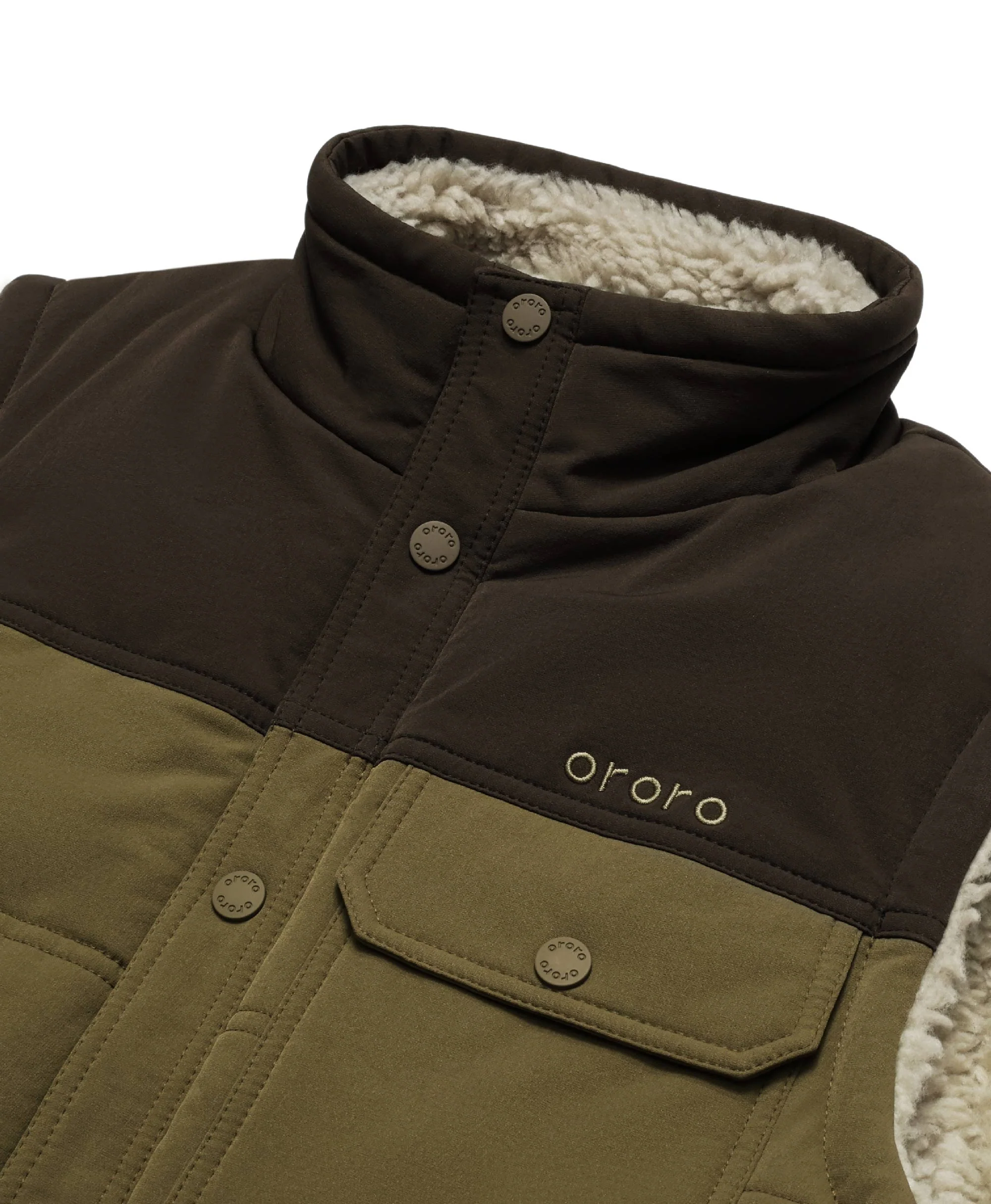 (Open-box) Sierra Men's Heated Sherpa Lined Vest (Battery Set Not Included) - Image 7