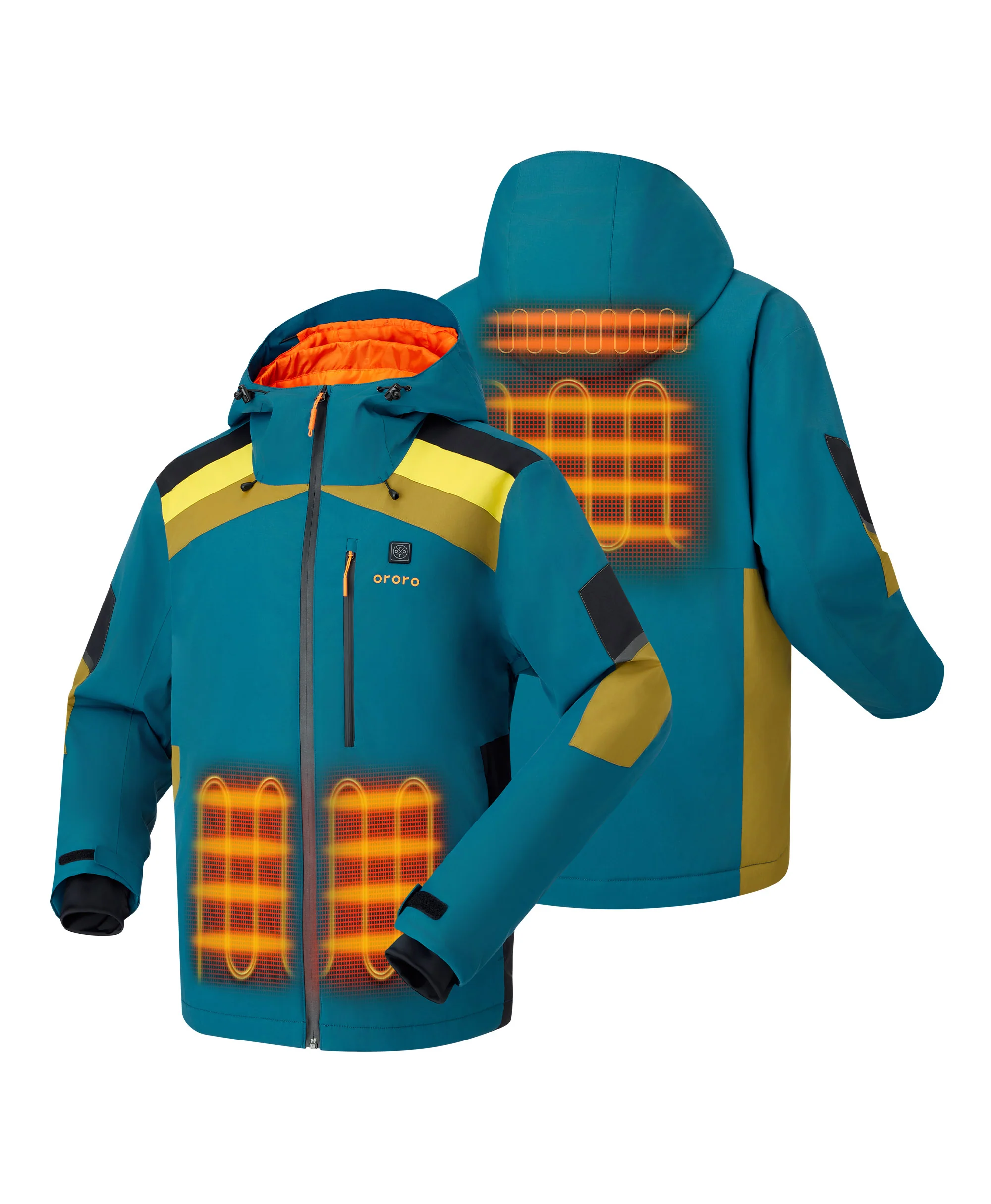St. Moritz Men's Heated Snow Jacket (Apparel Only) - Image 13