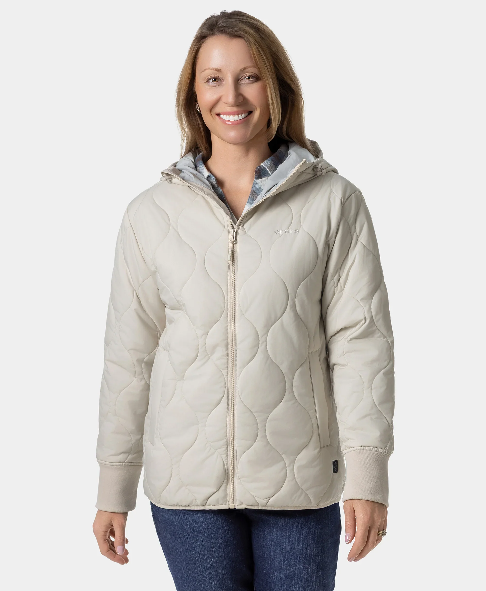 Stargazer Women's Heated Quilted Hoodie Jacket (Apparel Only)