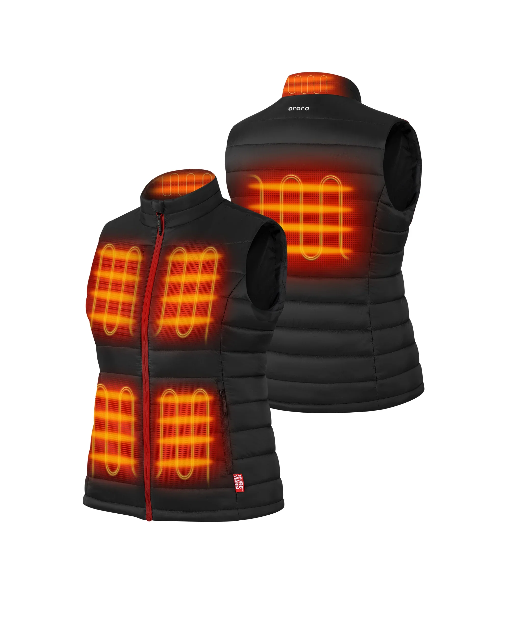 SureWarm® Women's 6-Zone Dual-Control Classic Pro Heated Vest - Image 13