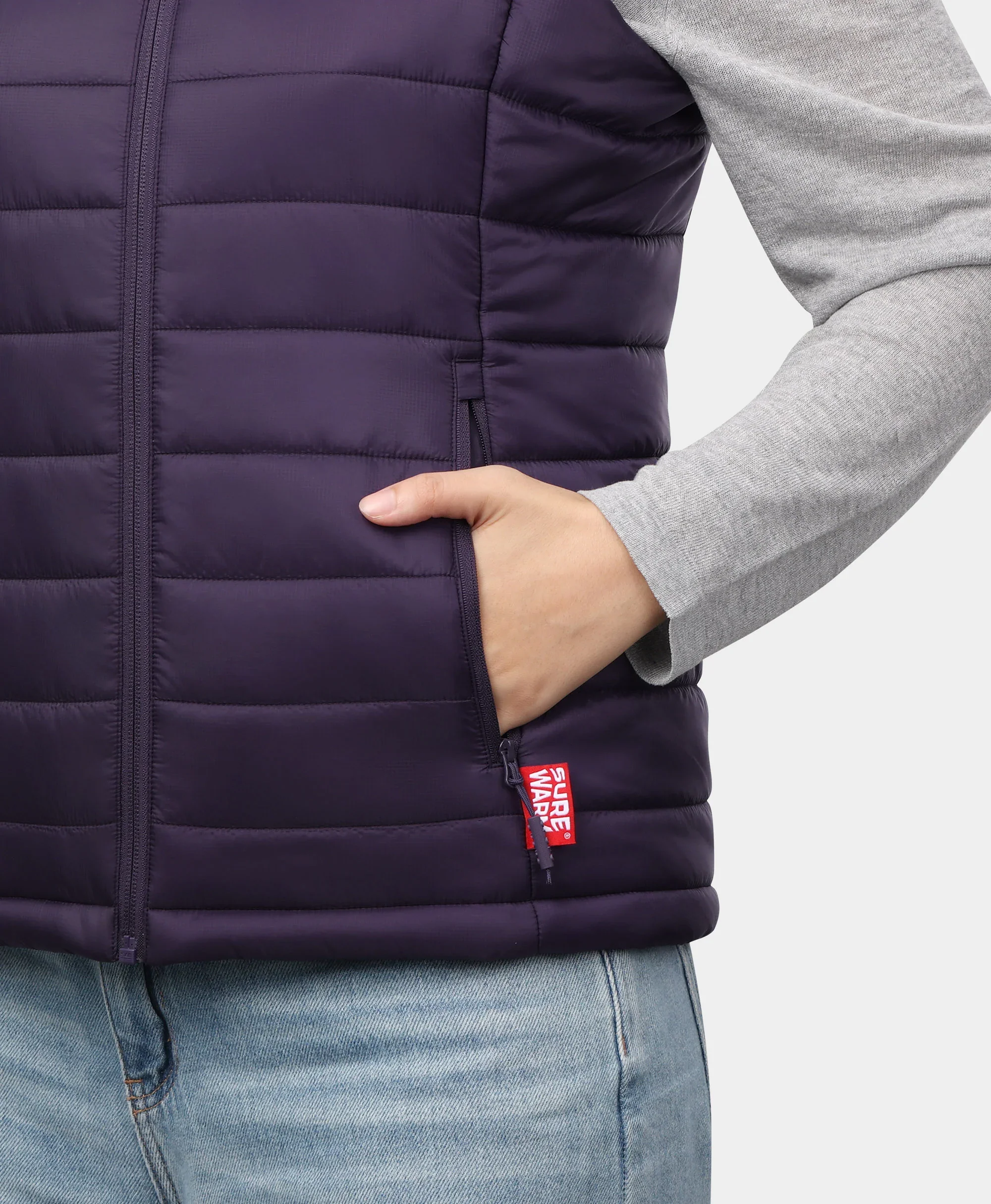 SureWarm® Women's 7-Zone Dual-Control Classic Pro Heated Vest (Lower Back Heating) - Image 16
