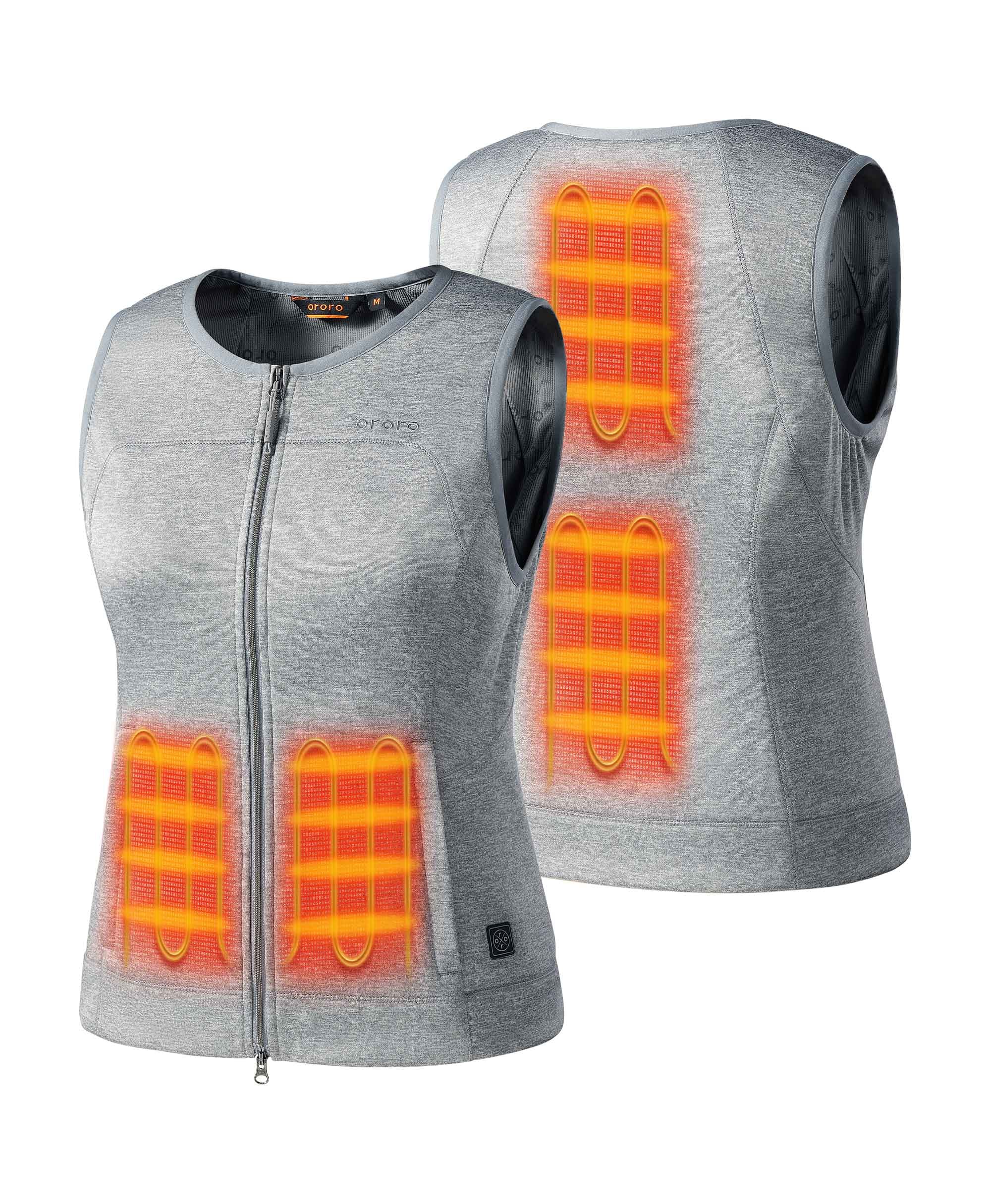 Suzanne Women's Heated Liner Vest - Gray (Final Sale) - Image 2