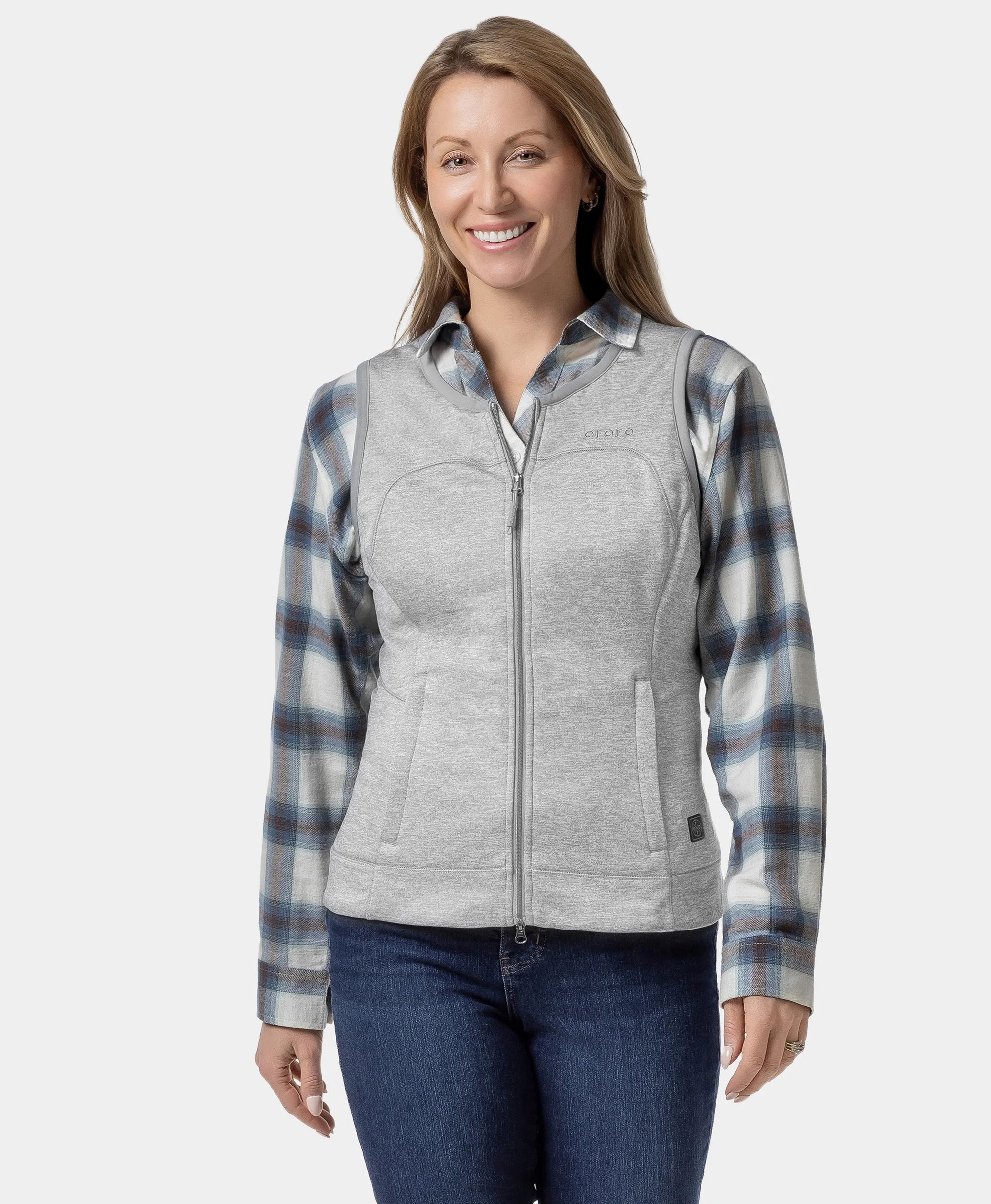 Suzanne Women's Heated Liner Vest - Gray (Final Sale)