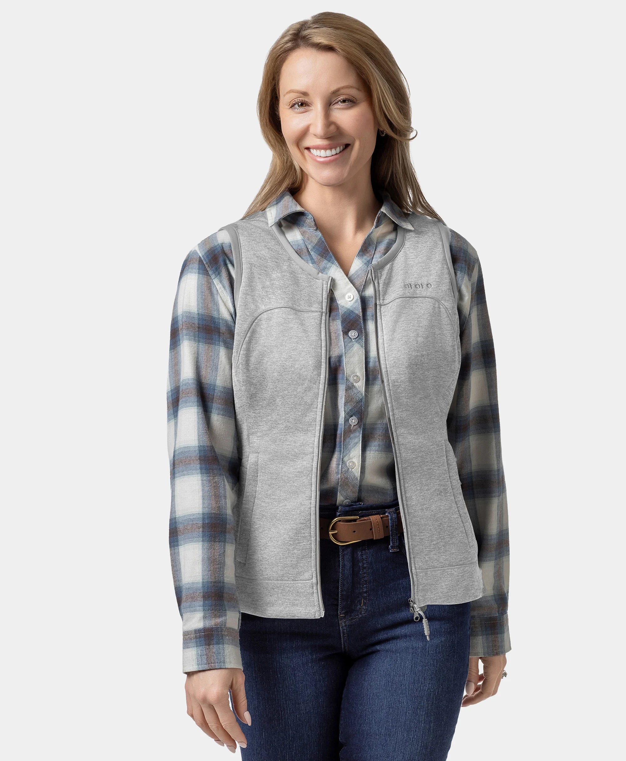 Suzanne Women's Heated Liner Vest - Gray (Final Sale) - Image 3