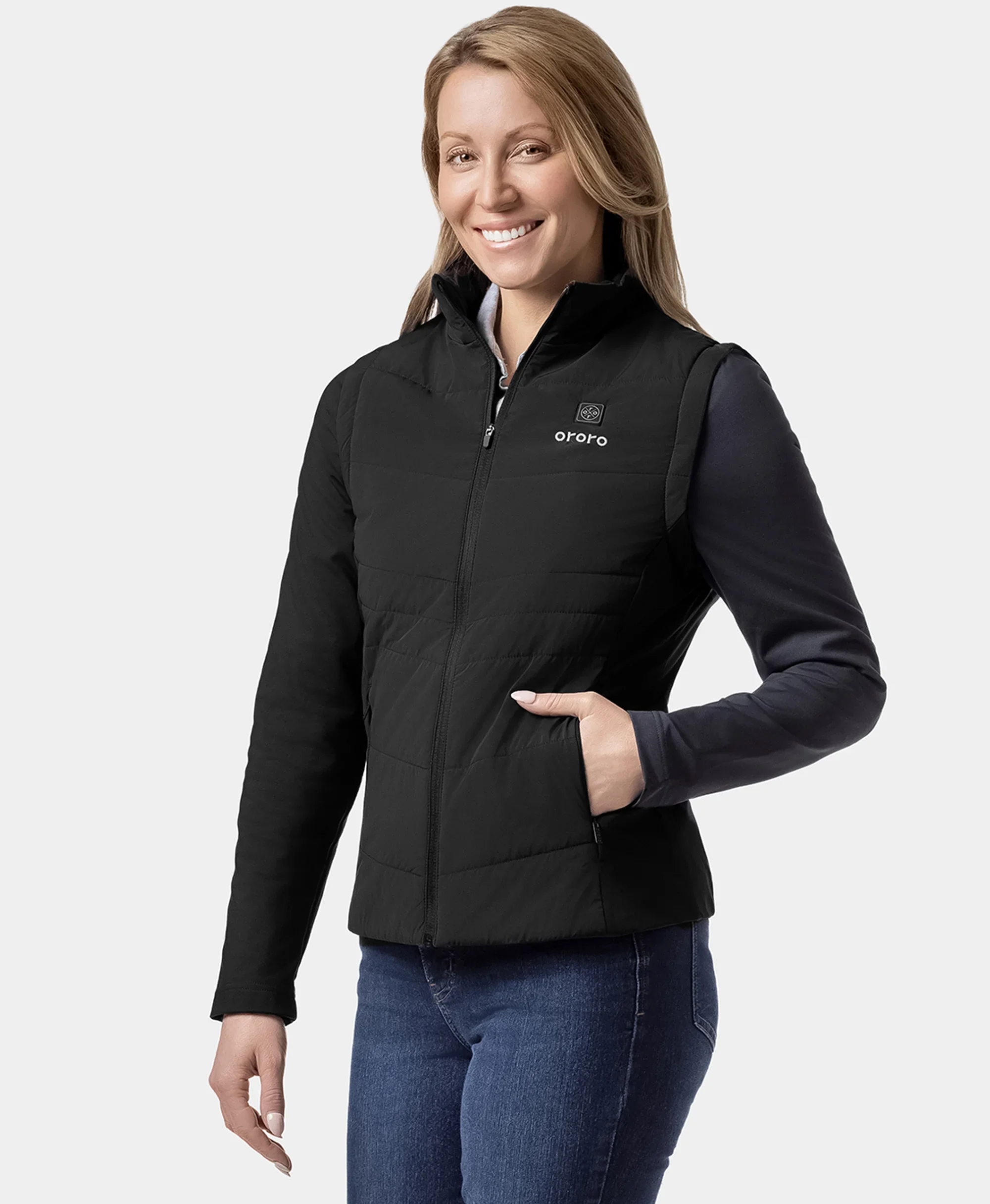 (Open-box) Turnberry Women's Heated Golf Jacket w/ Zip-off Sleeves(Battery Set Not Included) - Image 11