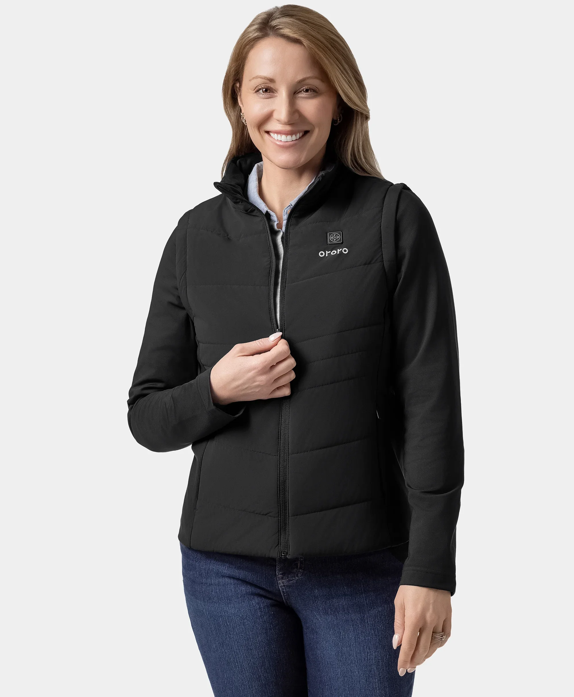 (Open-box) Turnberry Women's Heated Golf Jacket w/ Zip-off Sleeves(Battery Set Not Included) - Image 12