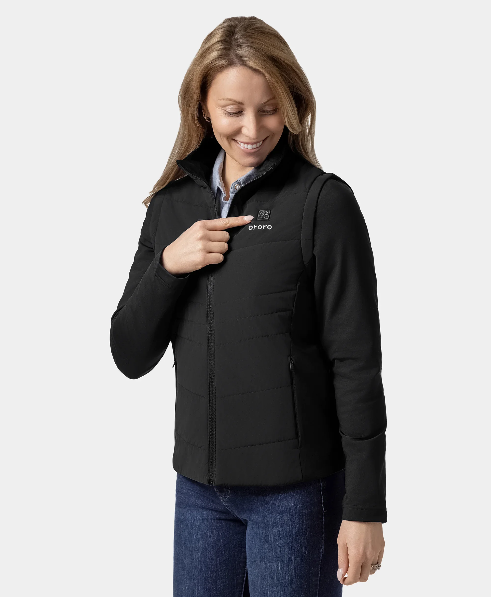 (Open-box) Turnberry Women's Heated Golf Jacket w/ Zip-off Sleeves(Battery Set Not Included) - Image 13
