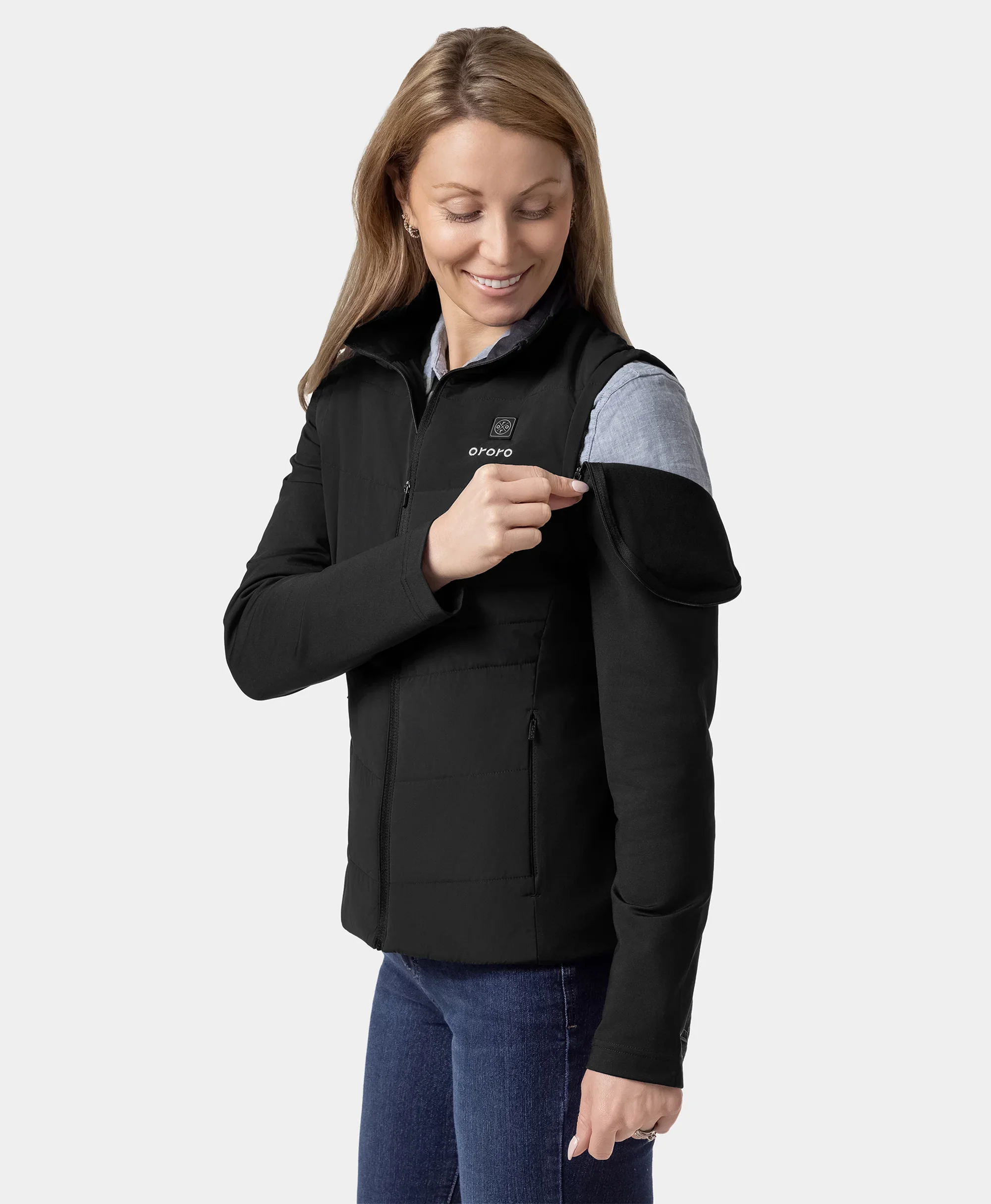 (Open-box) Turnberry Women's Heated Golf Jacket w/ Zip-off Sleeves(Battery Set Not Included) - Image 14