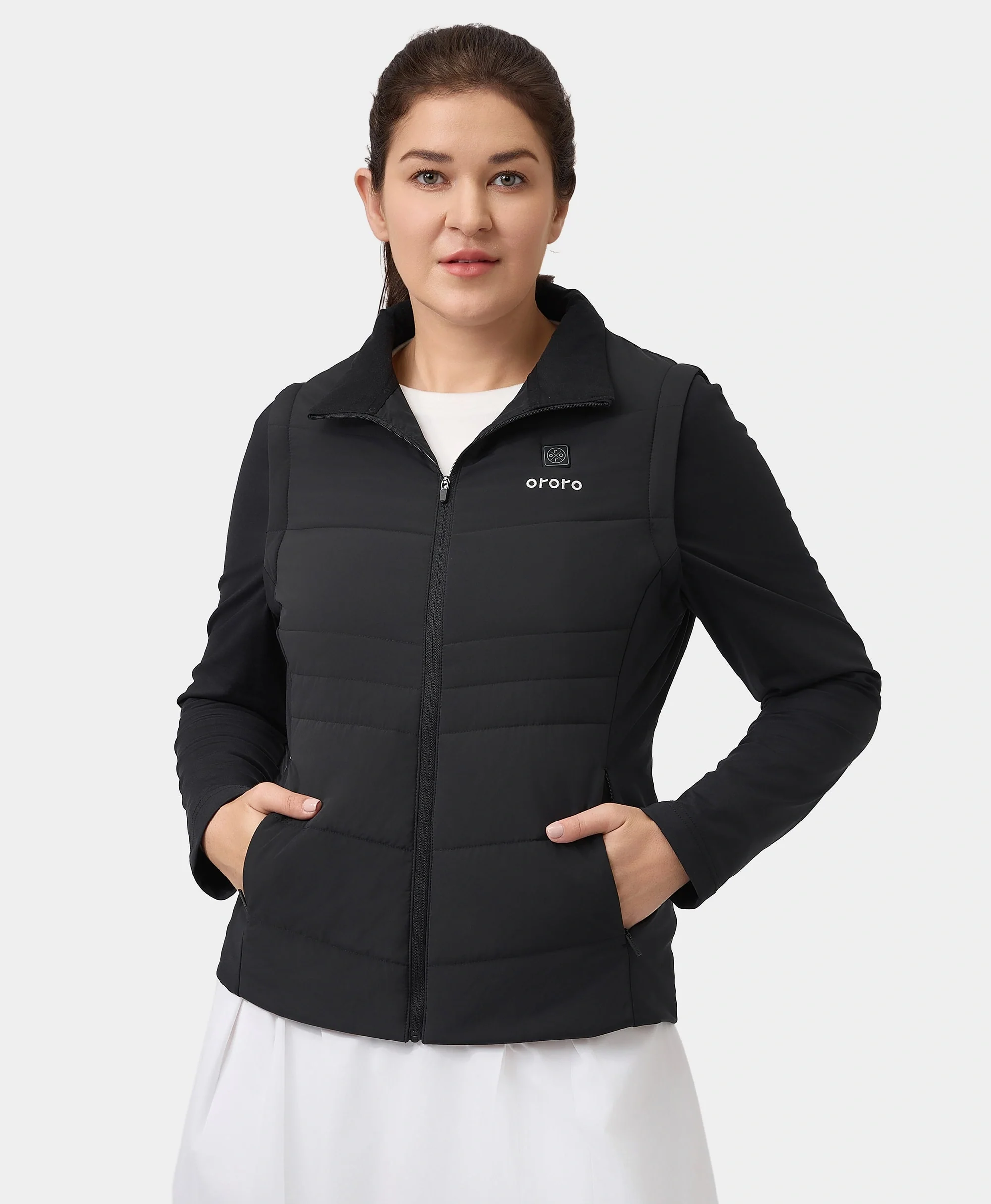 (Open-box) Turnberry Women's Heated Golf Jacket w/ Zip-off Sleeves(Battery Set Not Included) - Image 2