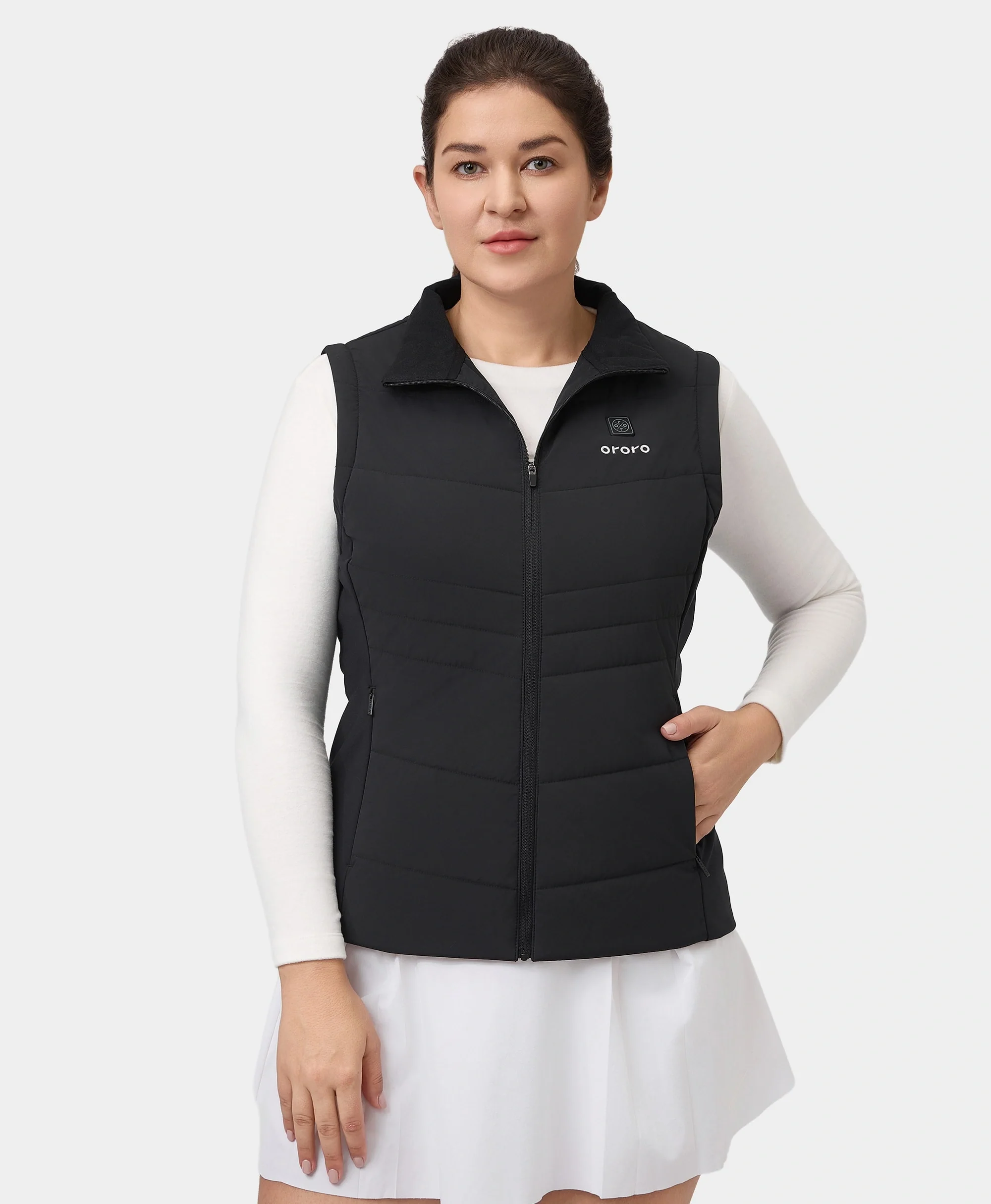 (Open-box) Turnberry Women's Heated Golf Jacket w/ Zip-off Sleeves(Battery Set Not Included) - Image 7