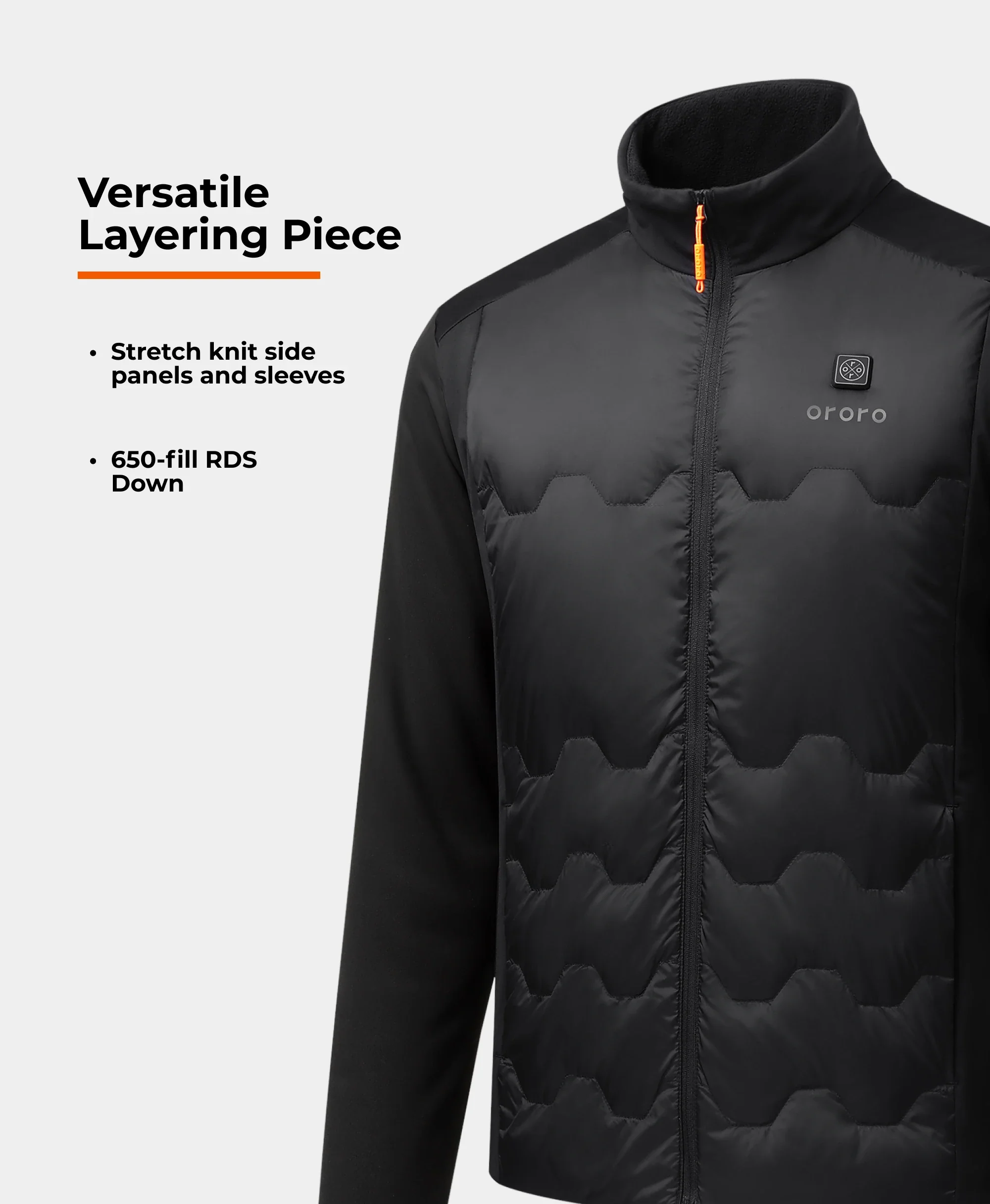 Verbier Men's 4-Zone Heated Down Jacket - Image 7